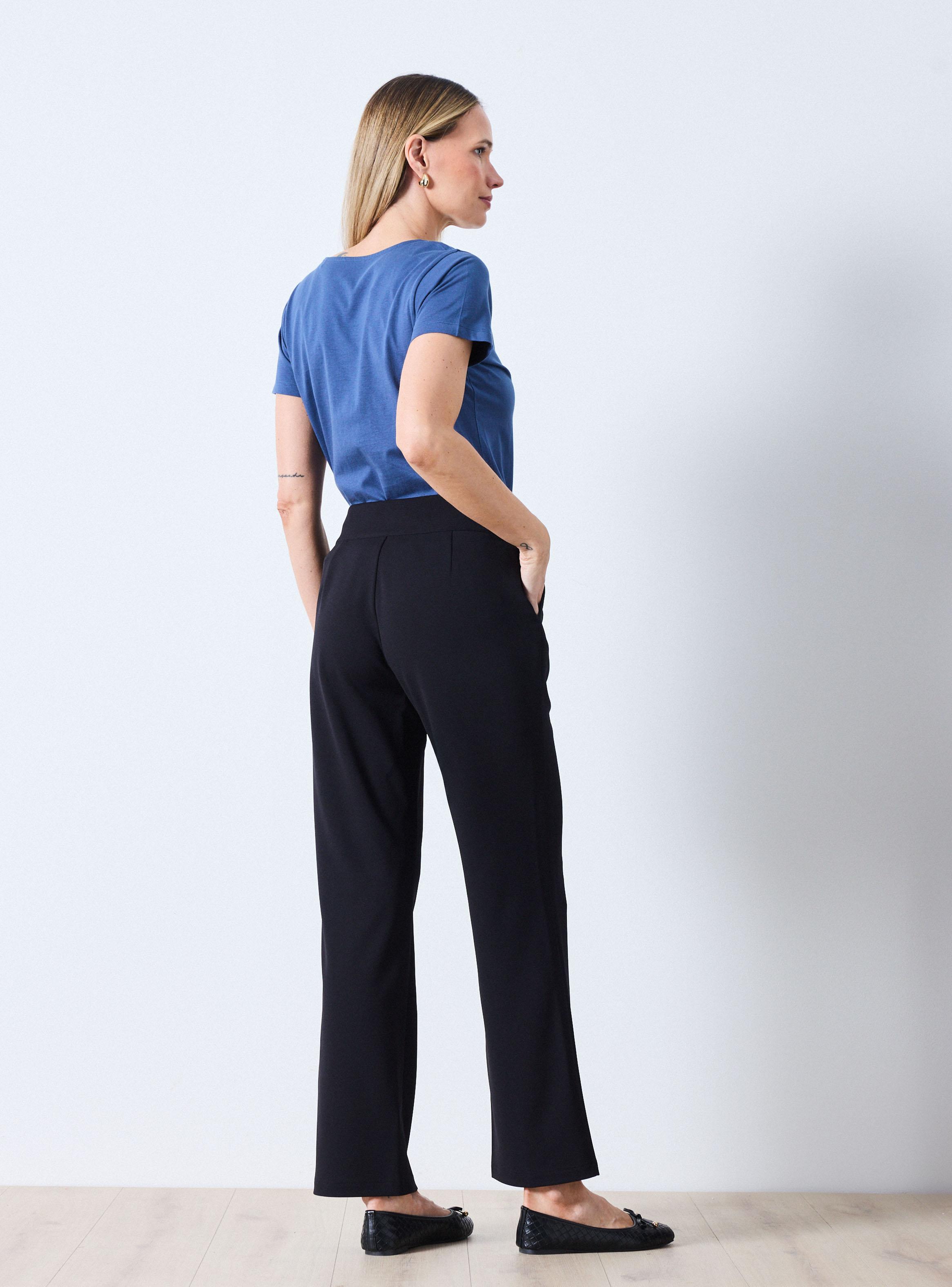 Pantalón Wide Leg con Correa-5