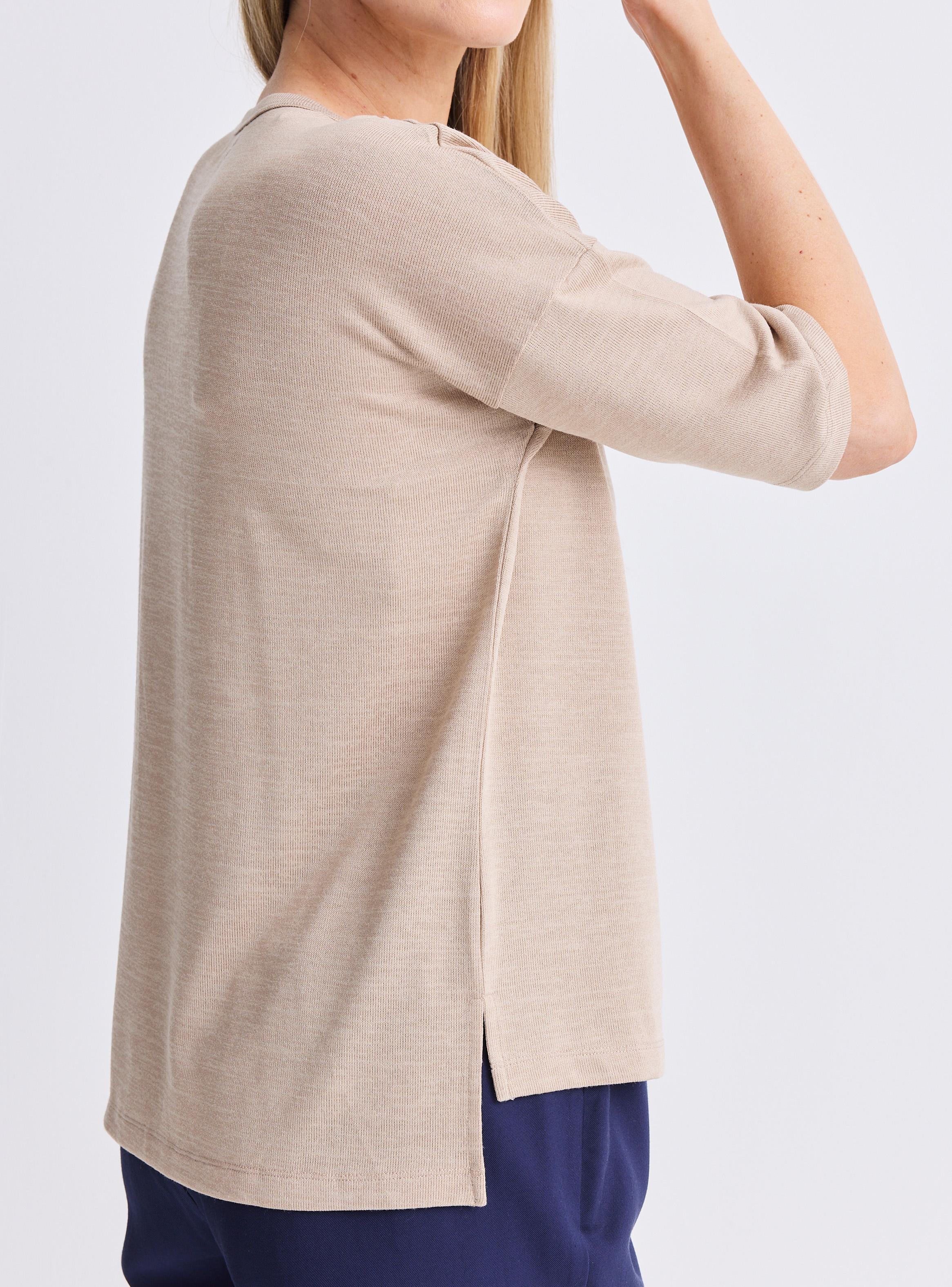 Polera Tejida con Estampado Toque de Brillo-3