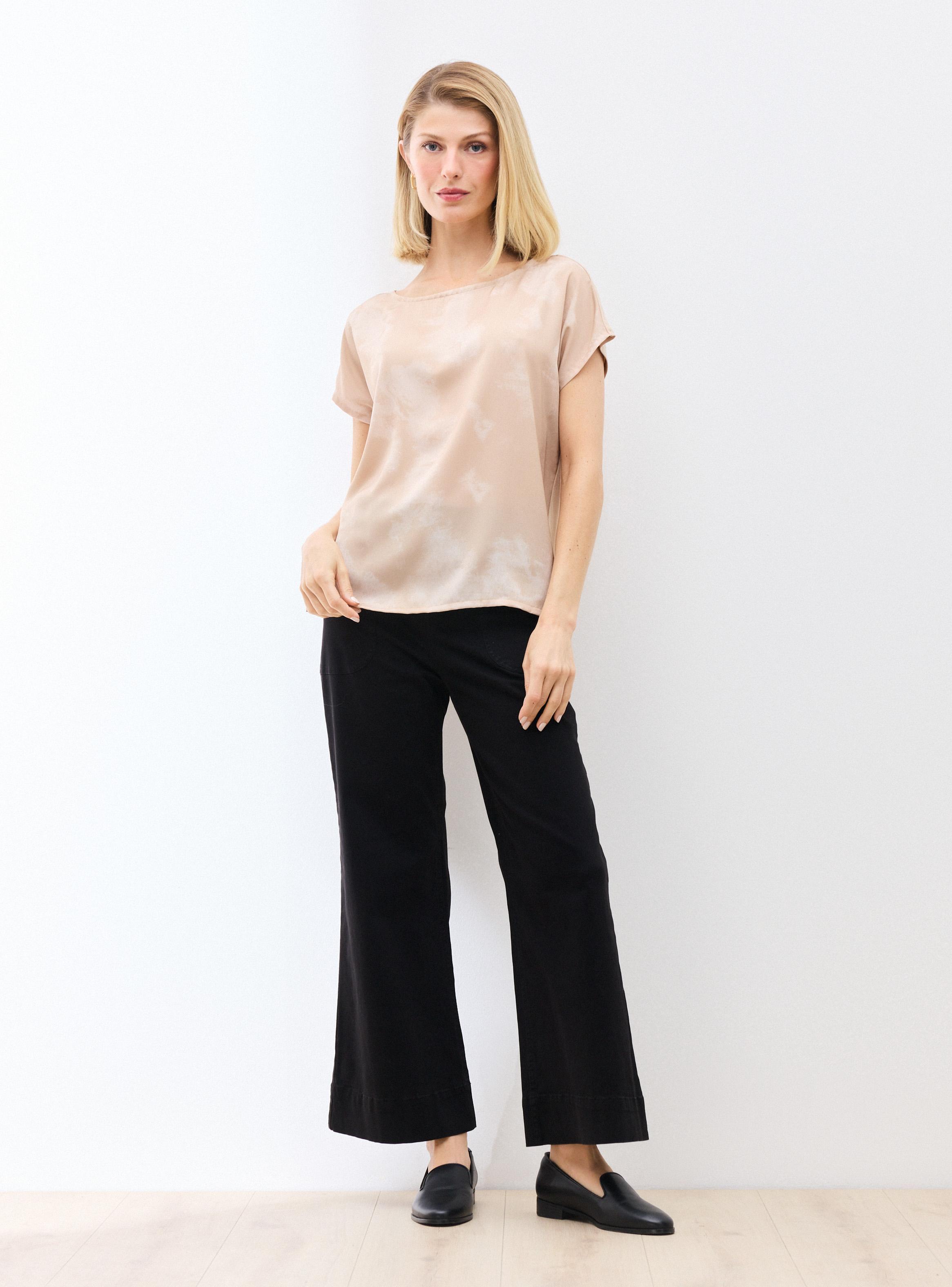 Polera Satinada Full Estampada en Delantero-4