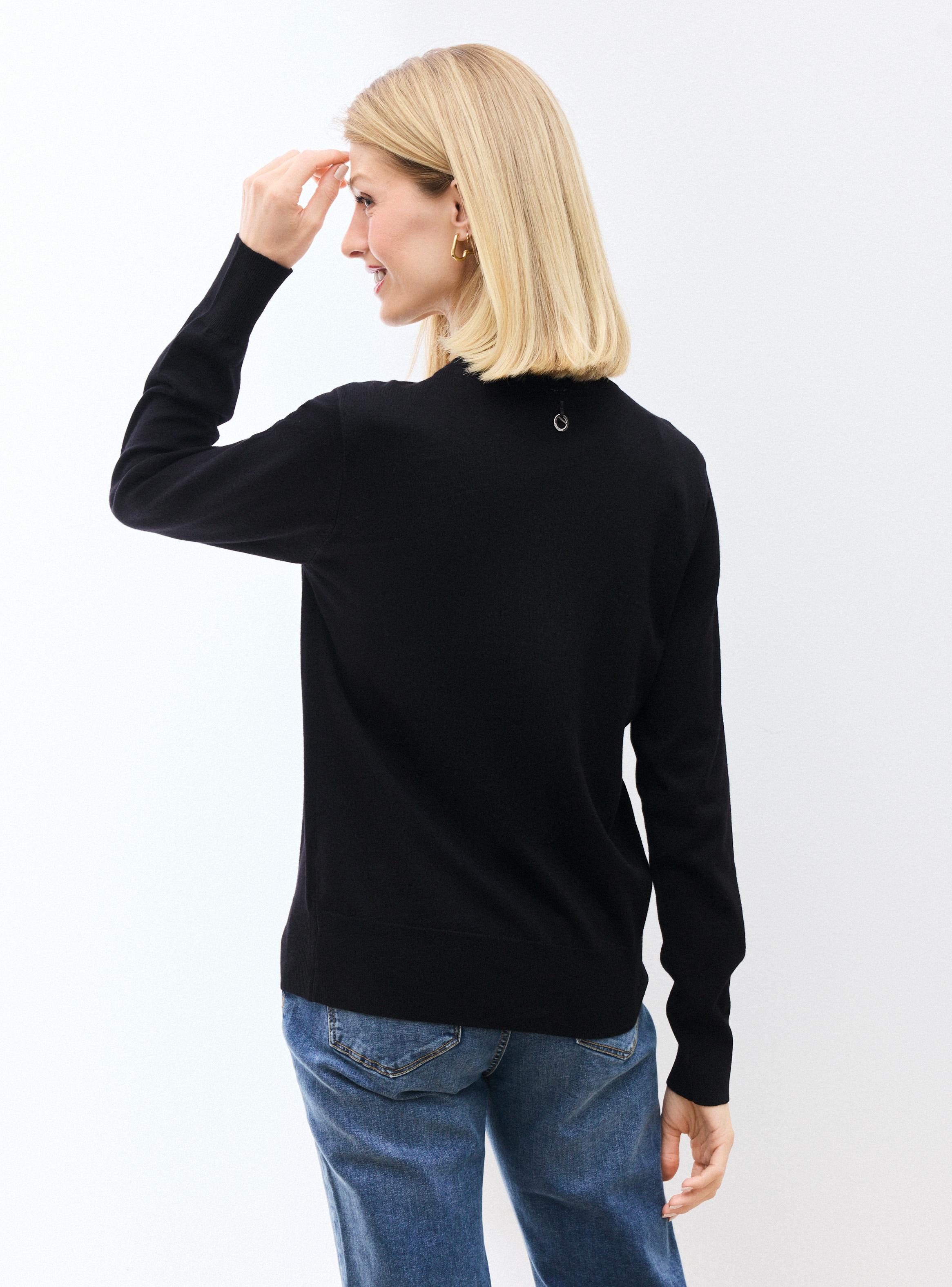 Chaleco Básico Abotonado Cuello Redondo-1