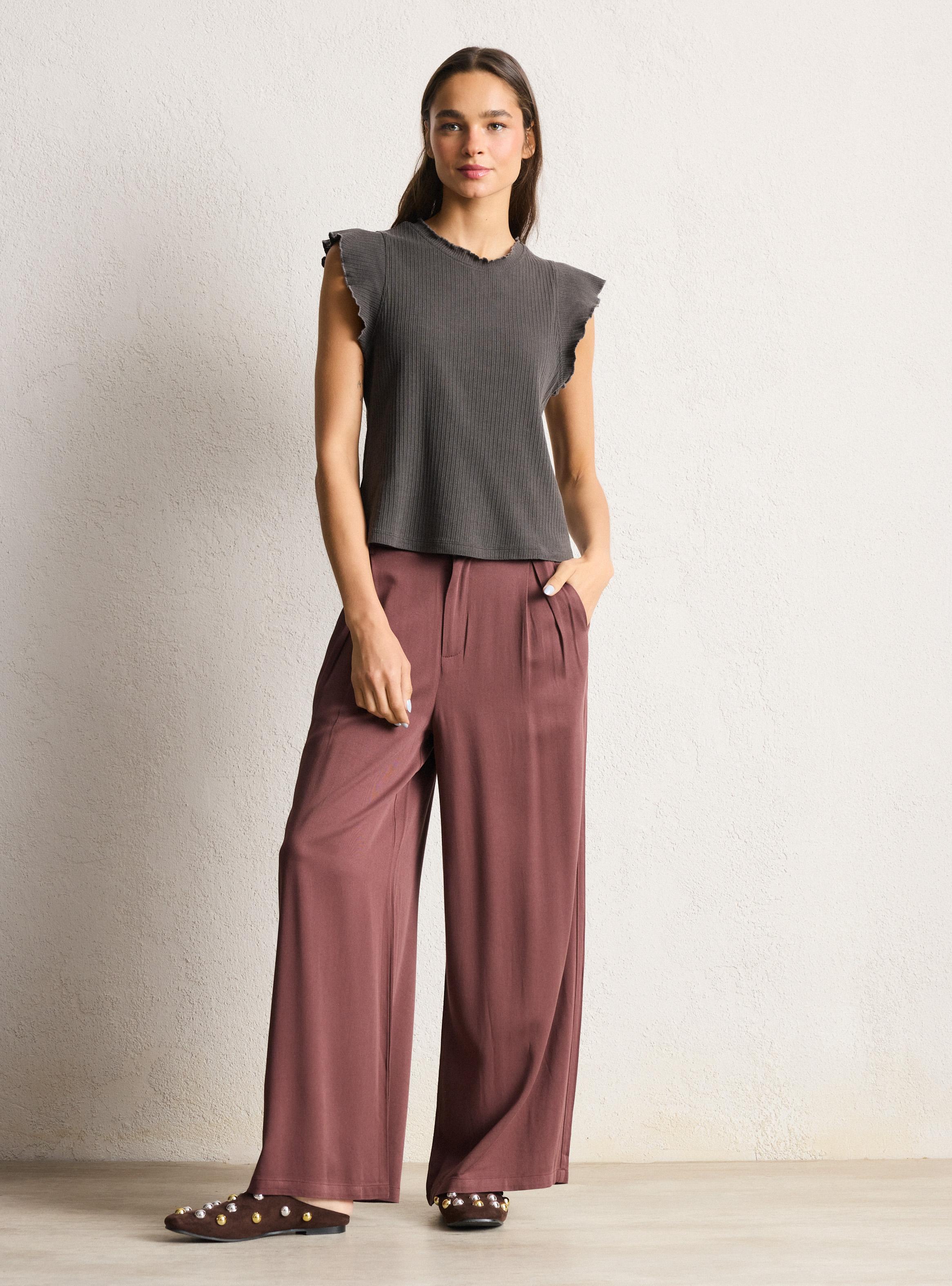 Polera Tela Acanalada con Proceso de Teñido-4