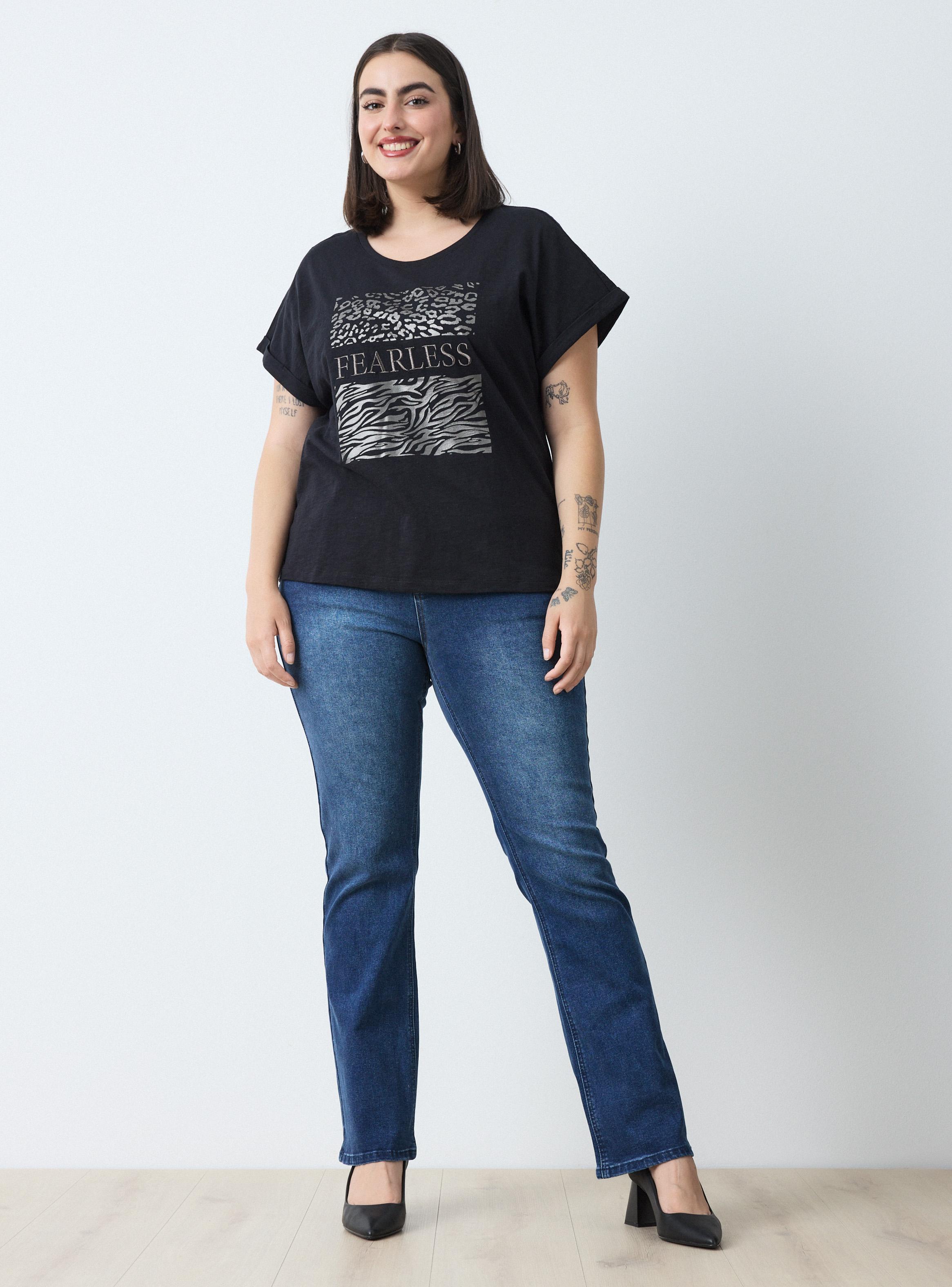 Polera Gráfica Animal Print con Bordado-4