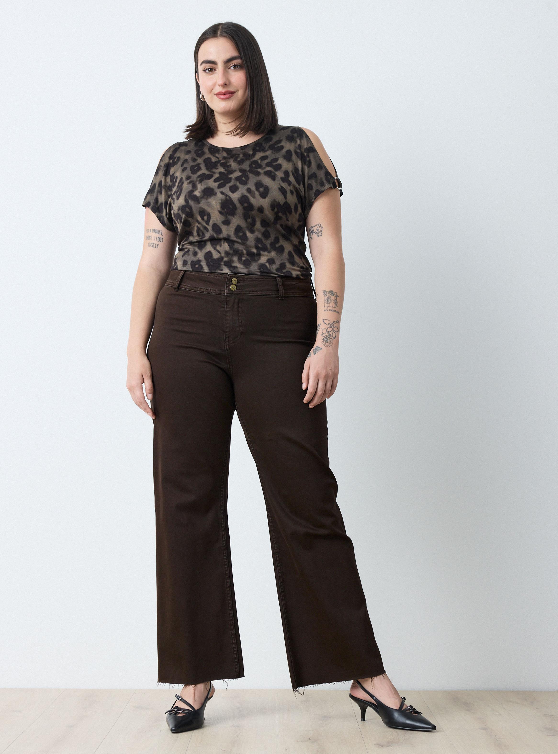 Jeans Wide Leg Bolsillos Traseros Curvy-4