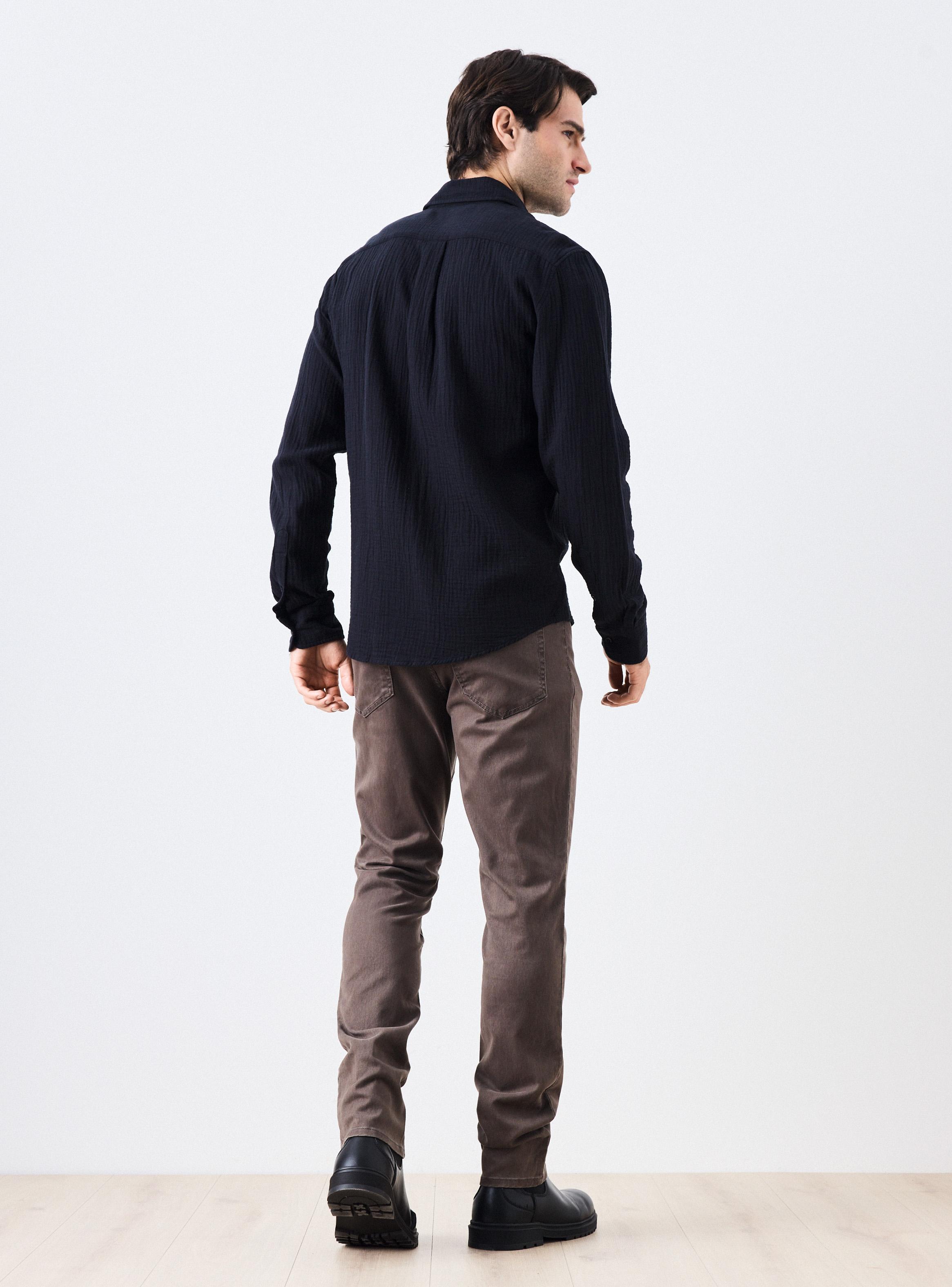 Camisa Manga Larga con Bolsillo-5