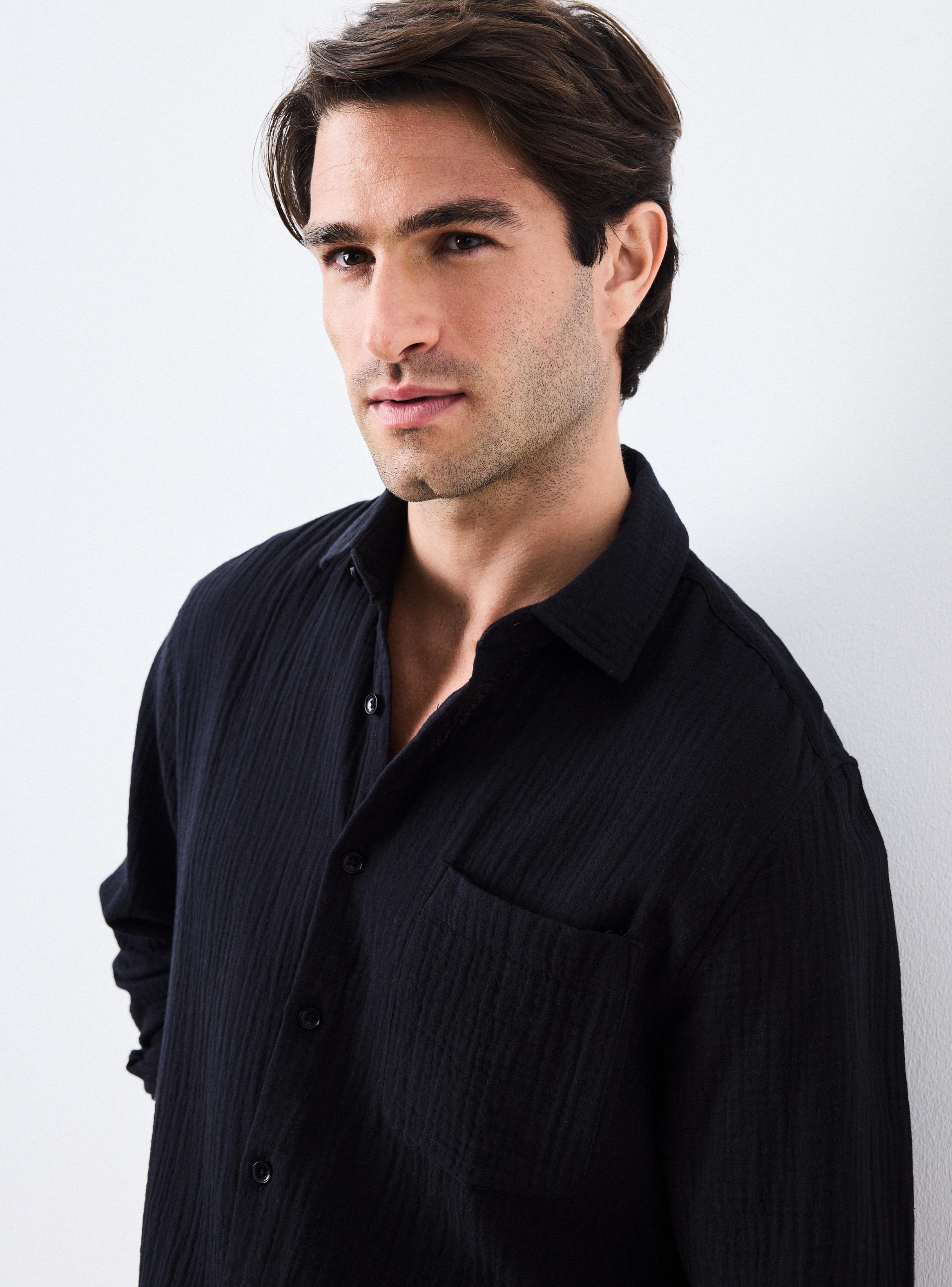 Camisa Manga Larga con Bolsillo-2