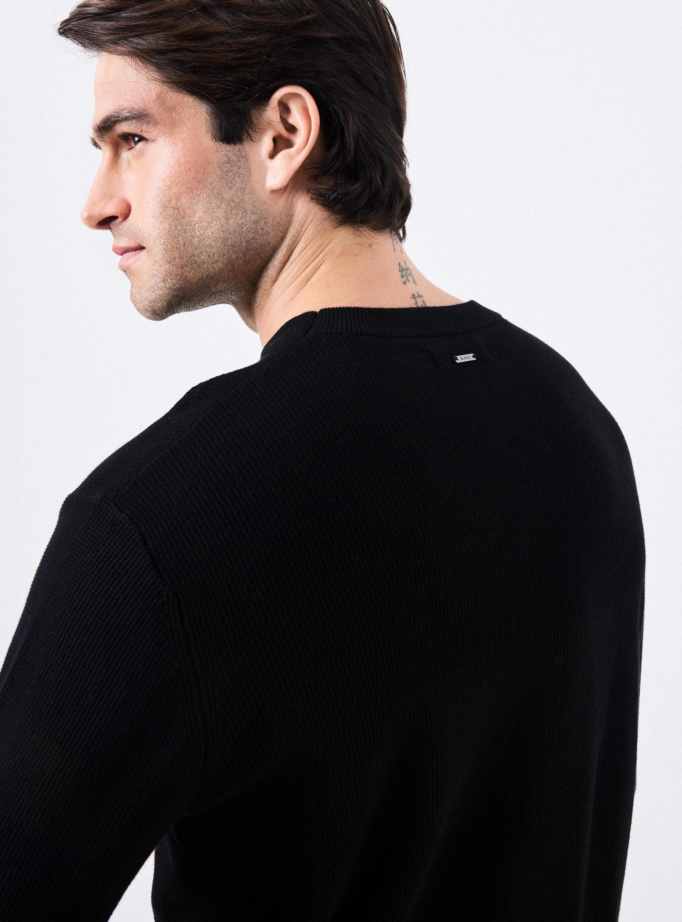 Sweater Crew Neck Texturado-3