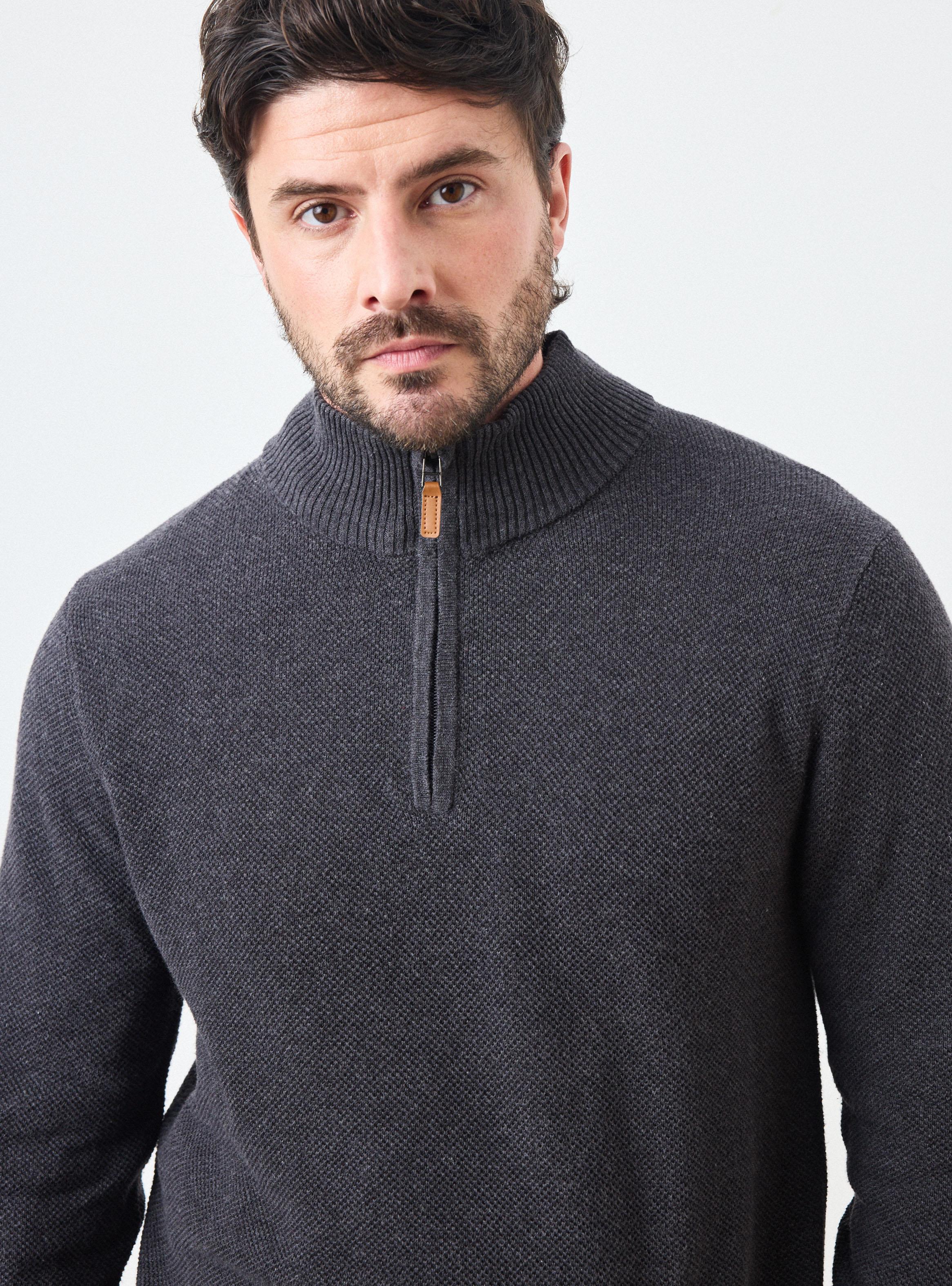 Sweater Half Zipper-2