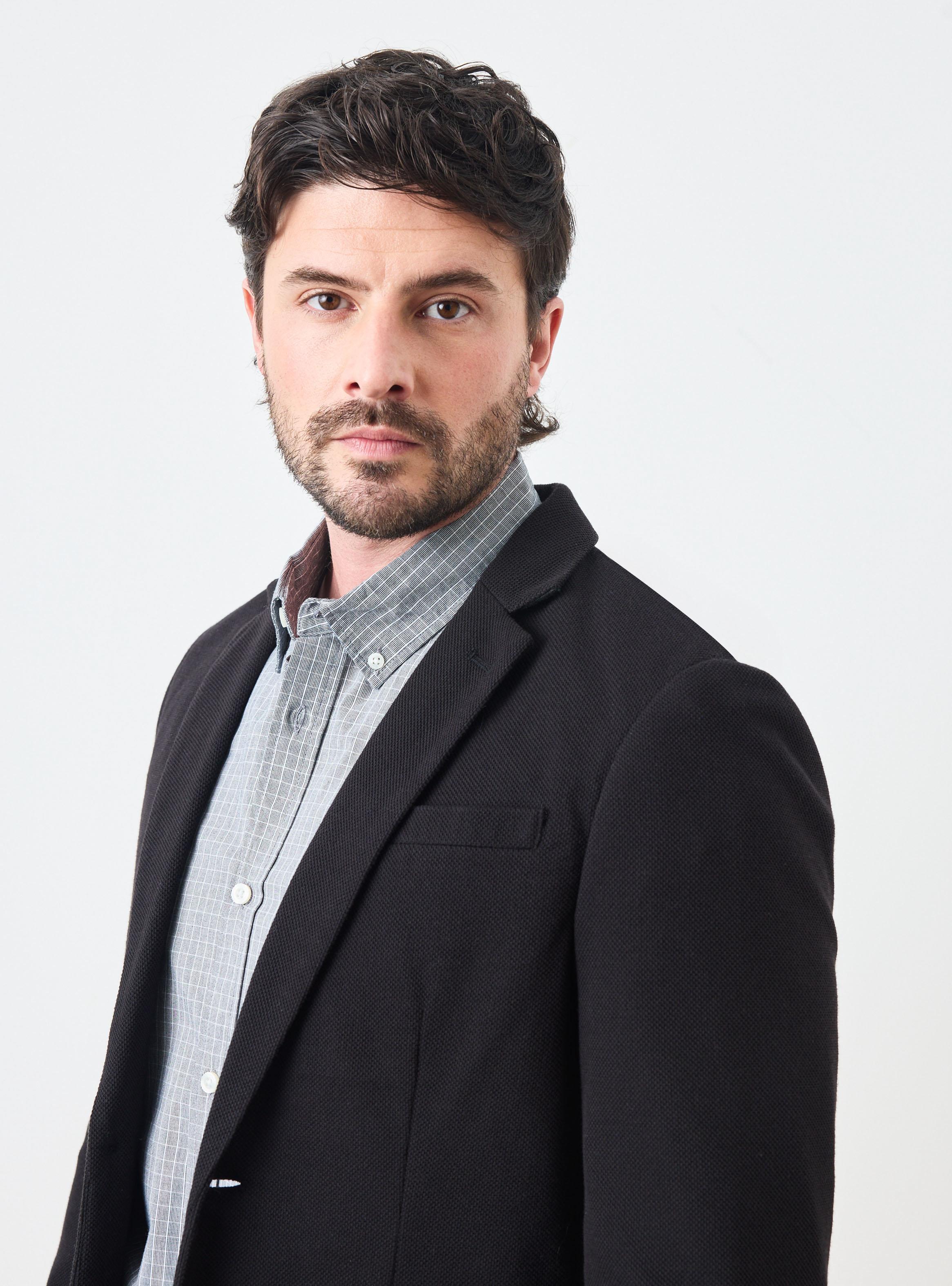 Blazer Liso Clásico-2