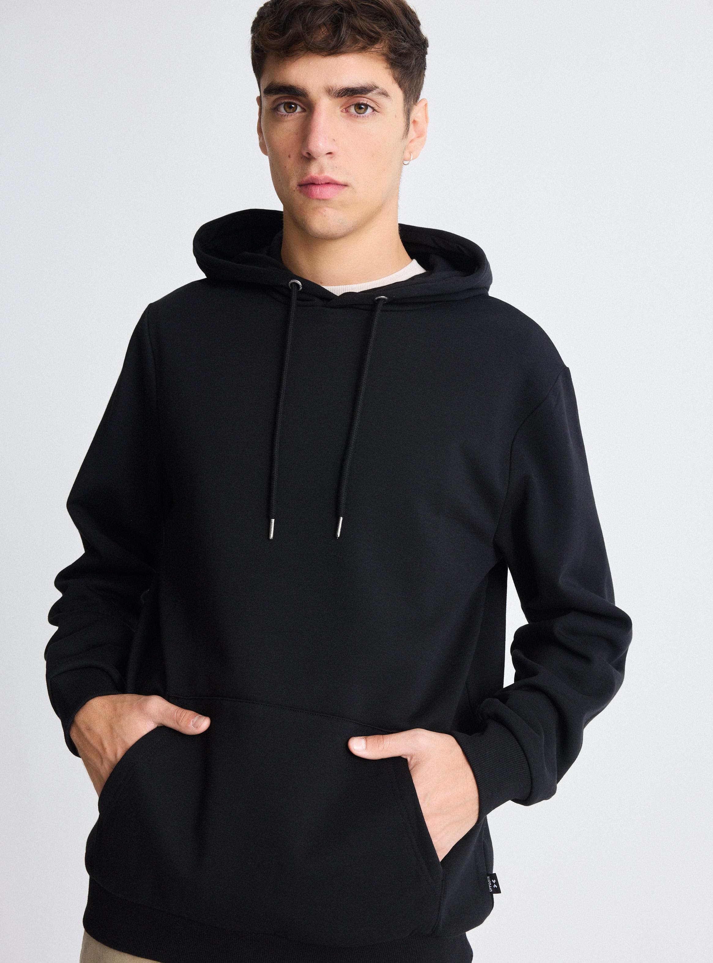 Polerón Capucha con Bolisllo Canguro Básico-2