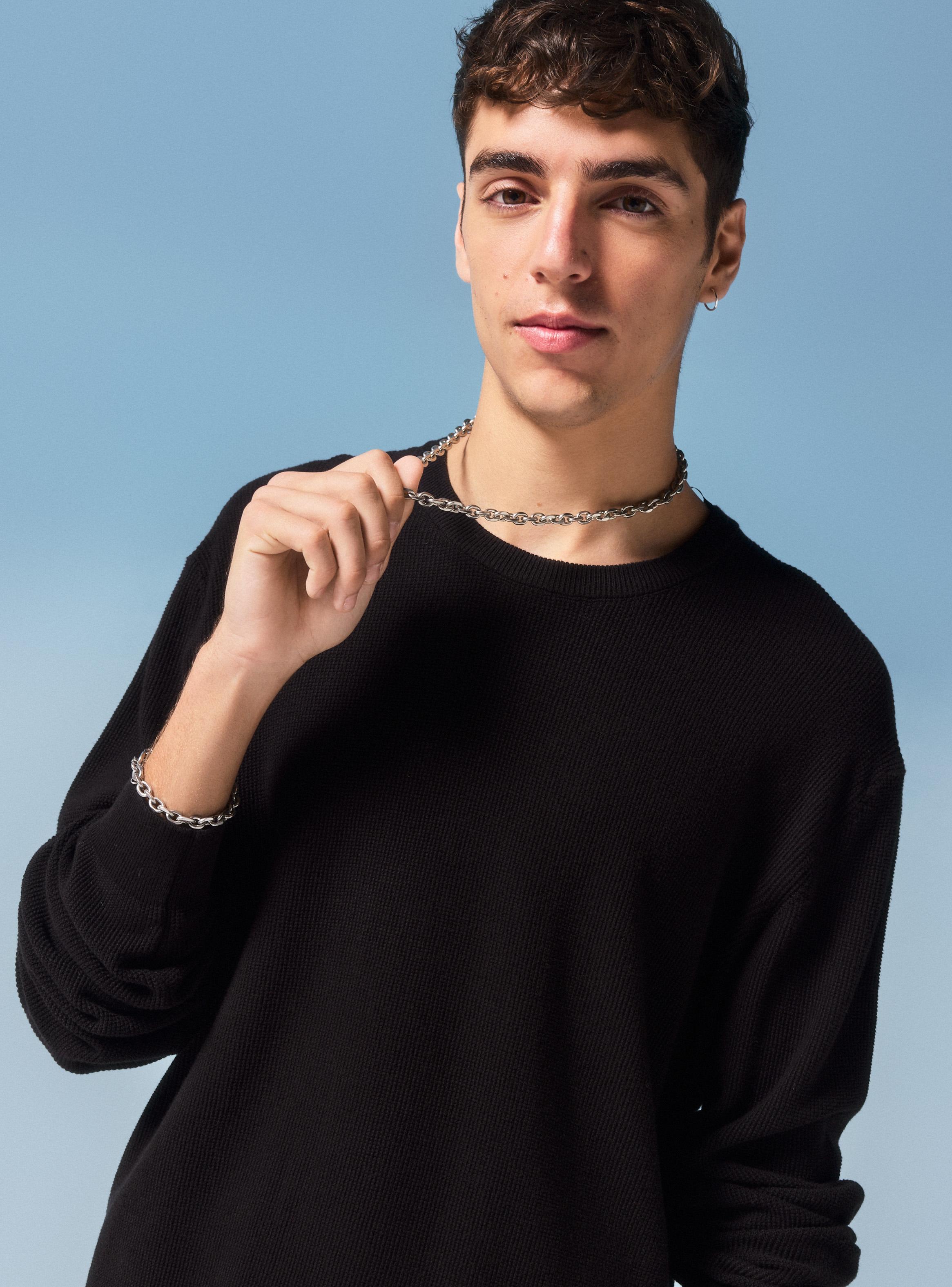 Sweater Slim Fit Waffle-3