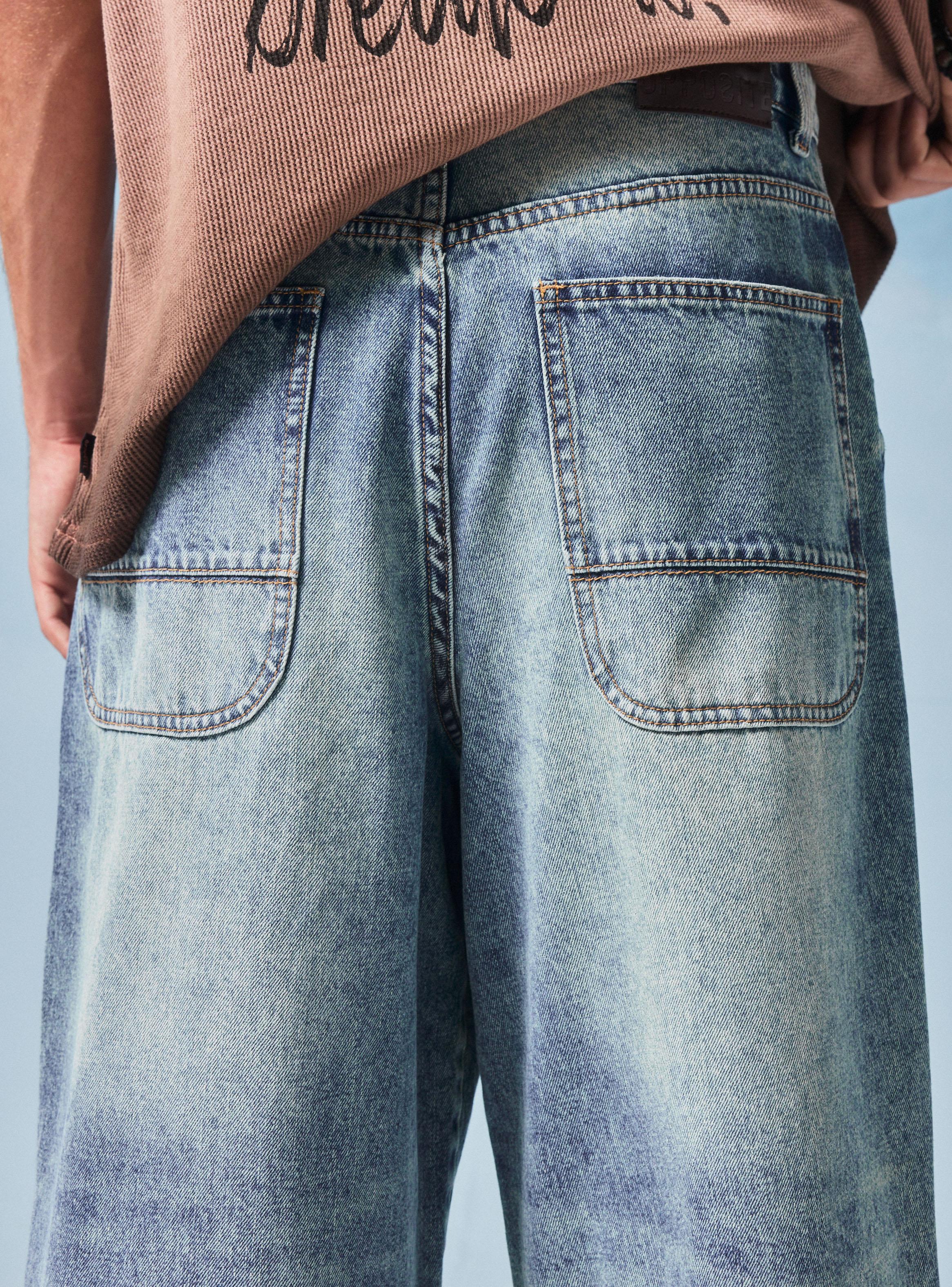 Jeans Barrel Desgastado Skater-3