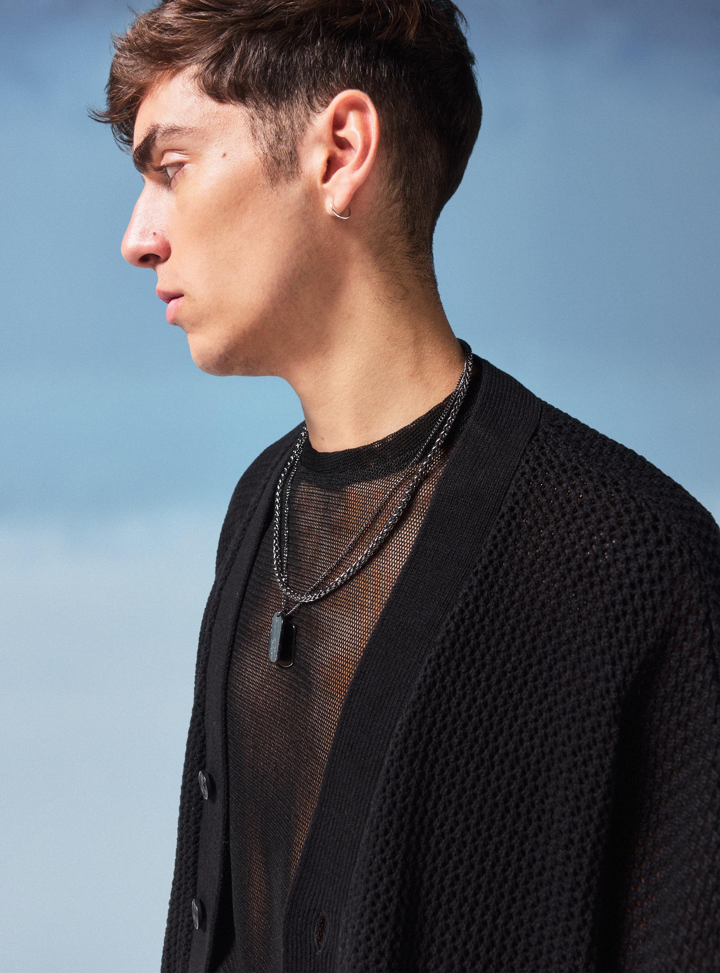 Chaleco Cardigan Calado-3