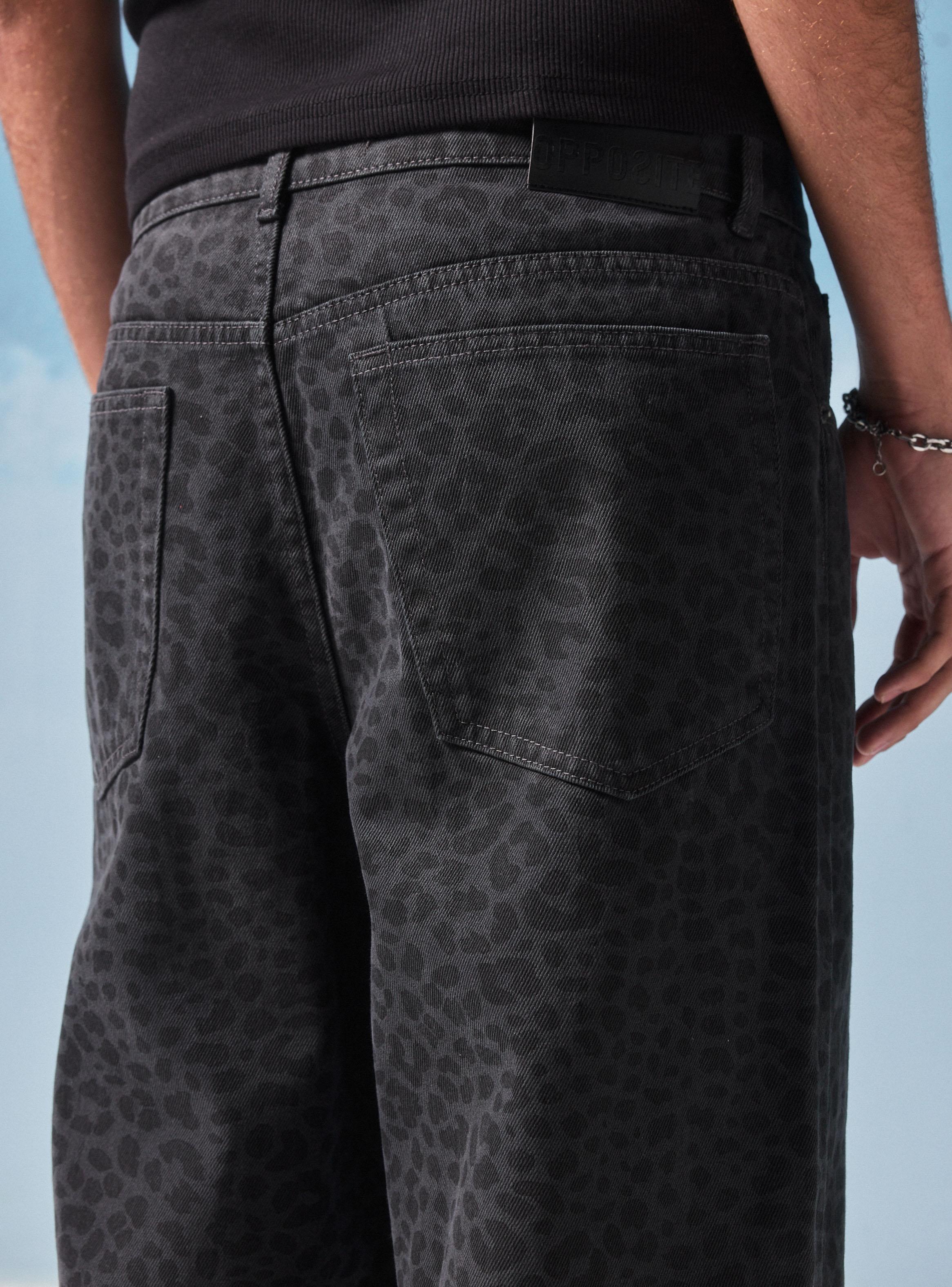 Pantalón Estampado Animal Print-3