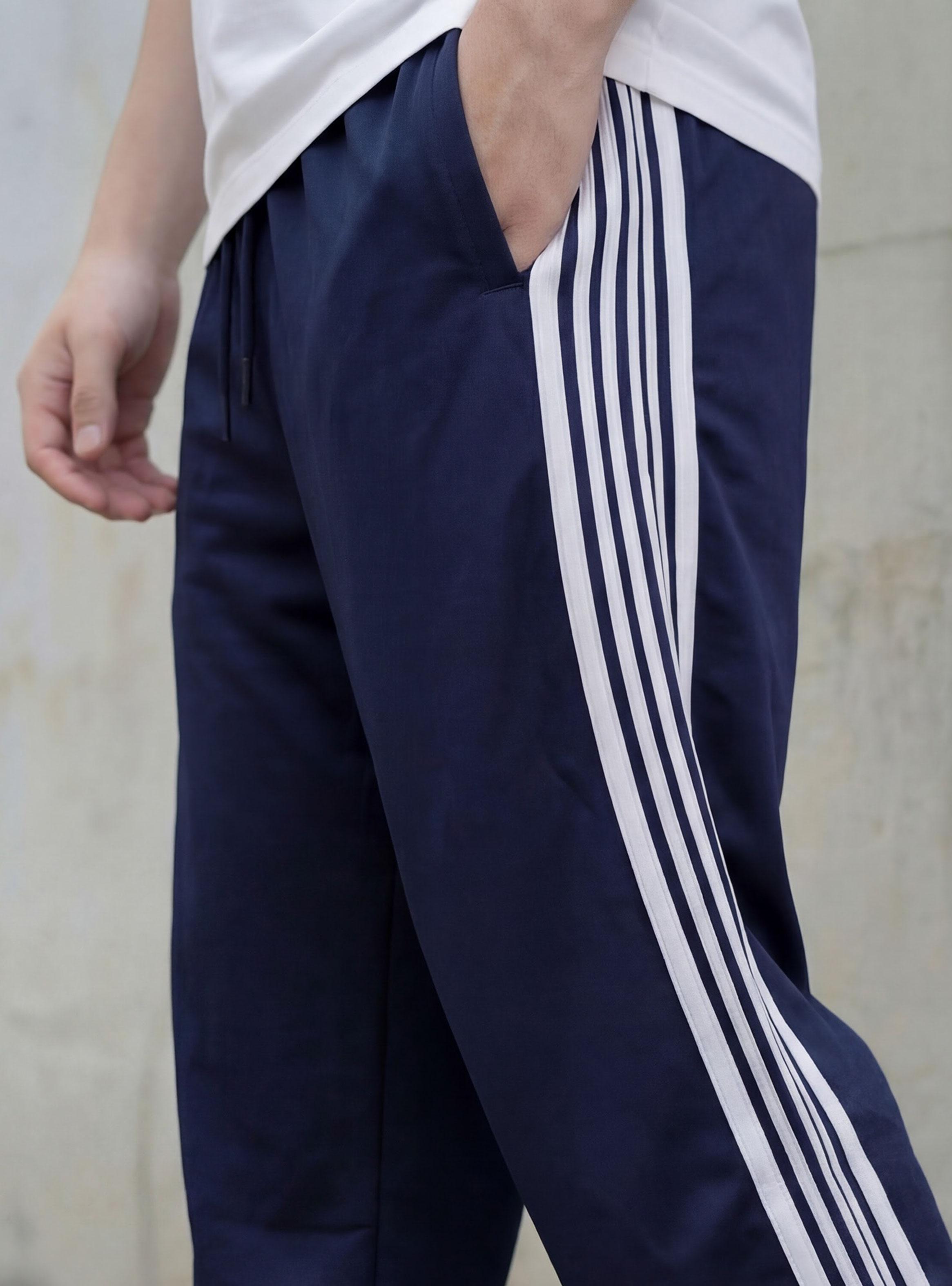 Pantalón de Buzo Baggy Líneas Laterales-3