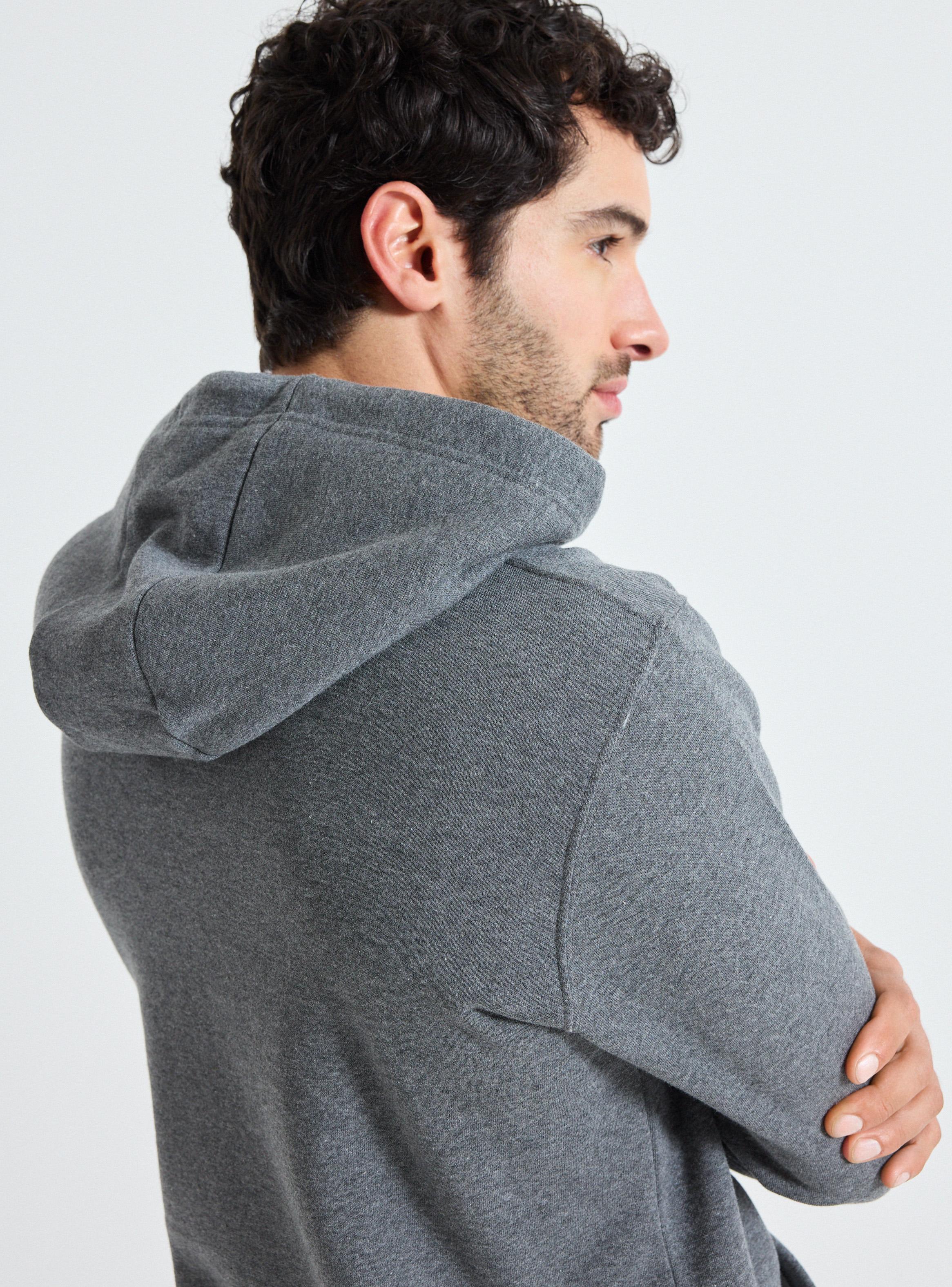 Polerón  Estampado Frontal con Capucha-3