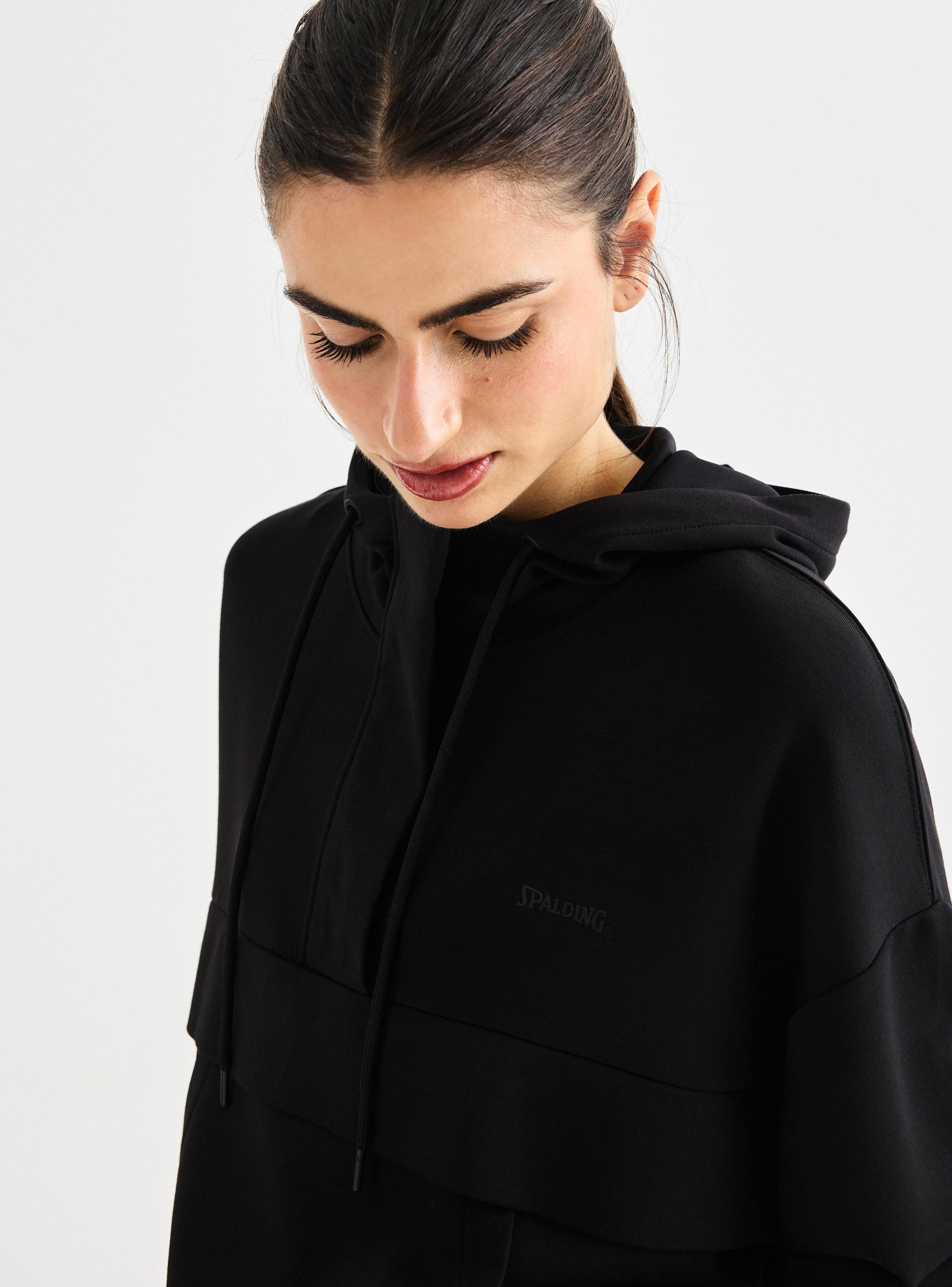 Polerón con Capucha Tela Fluida Y Liviana-2