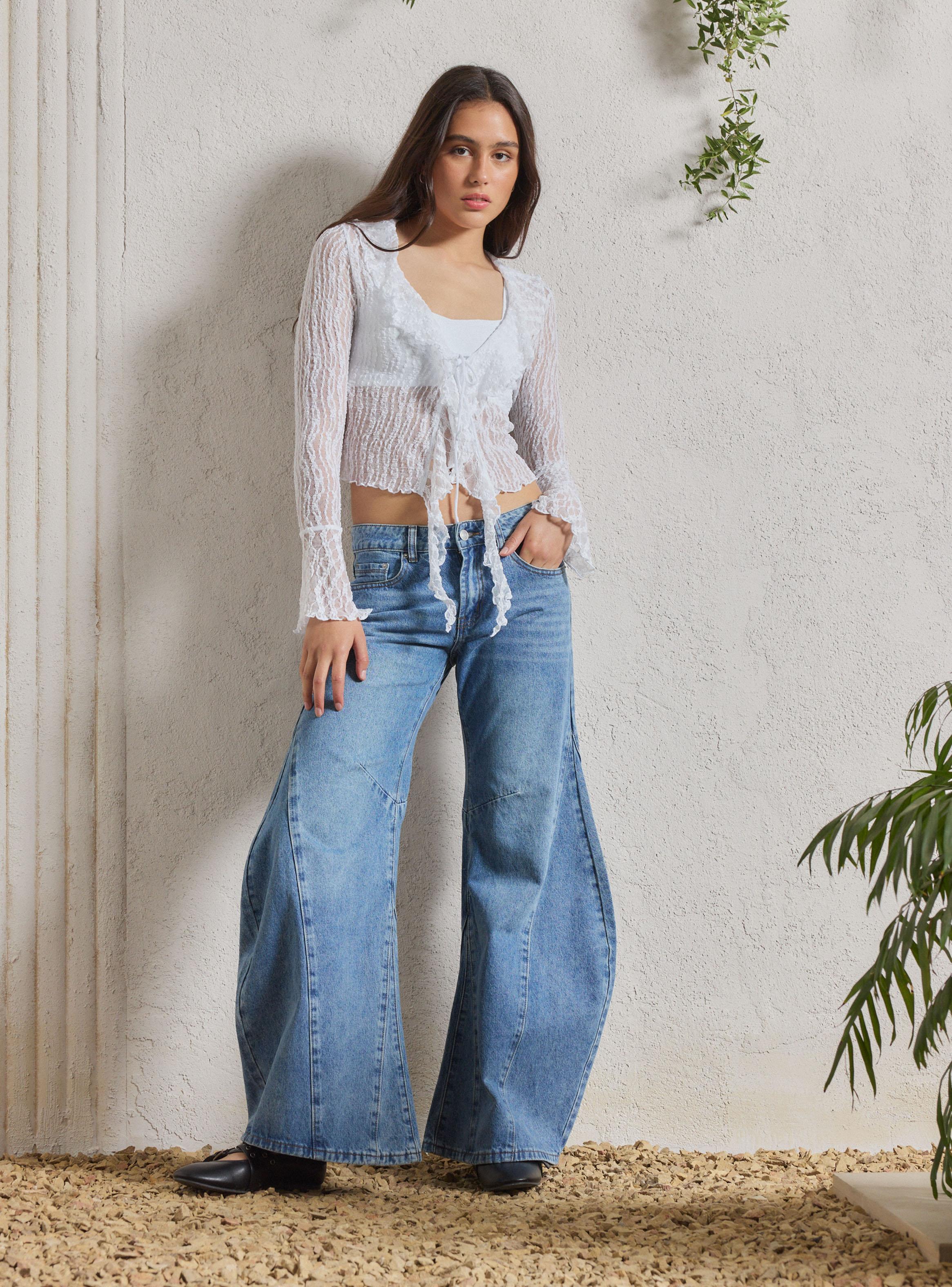 Blusa Volantes Transparencias-4