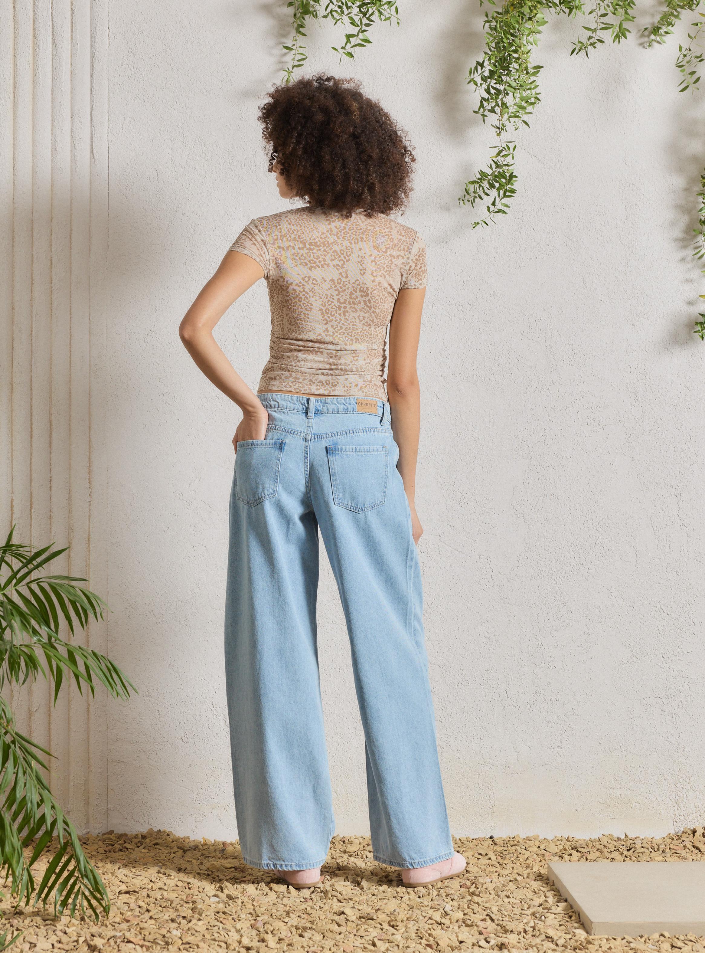 Polera Animal Print y Flores-5