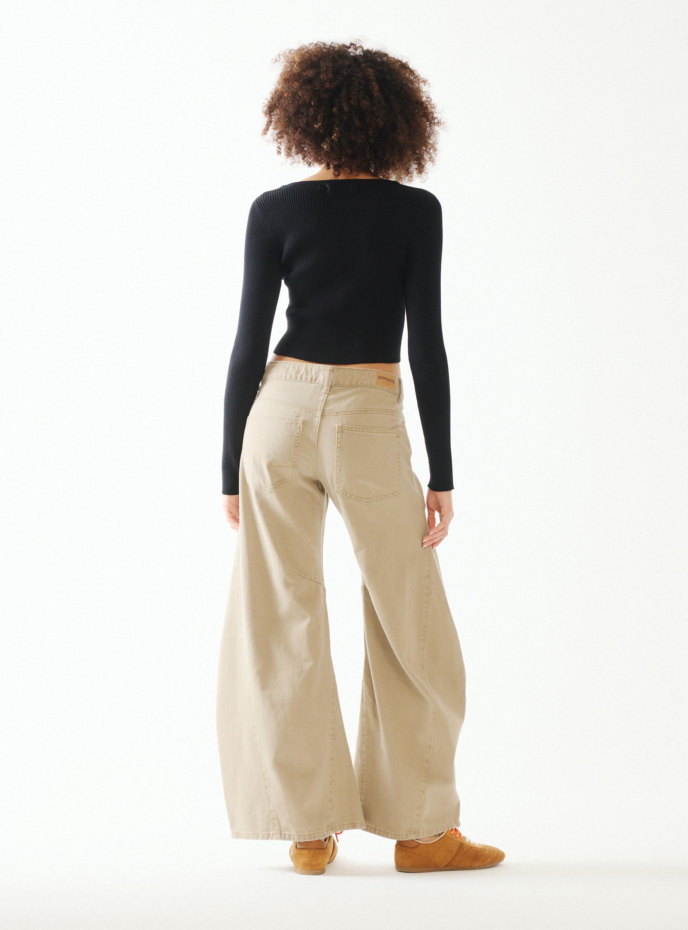 Sweater Cuello V y Botones-5