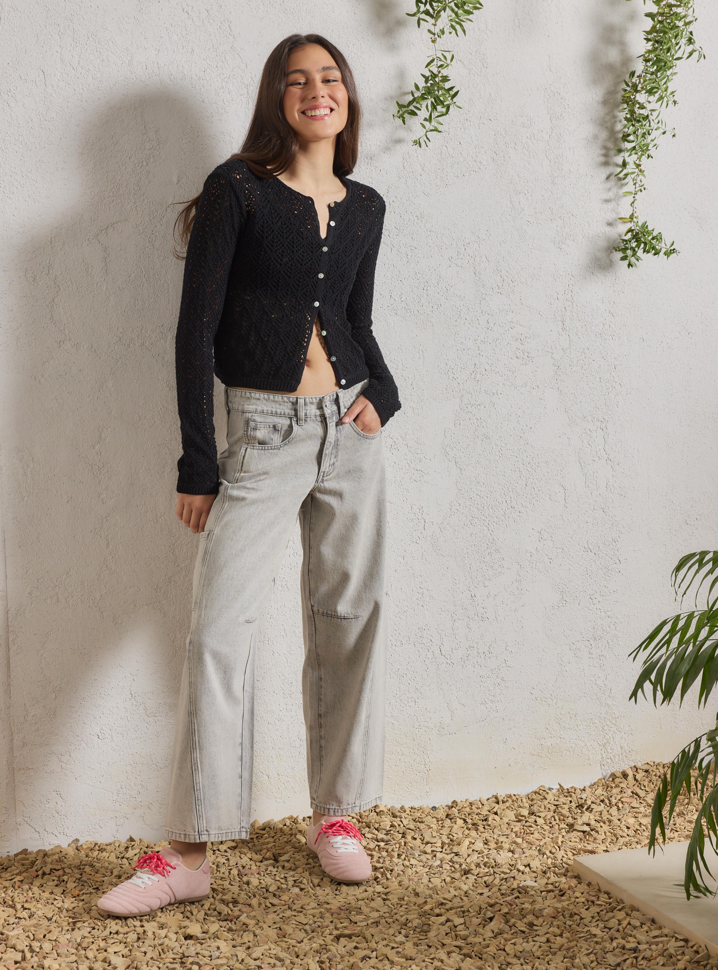 Sweater Calado y Botones-4