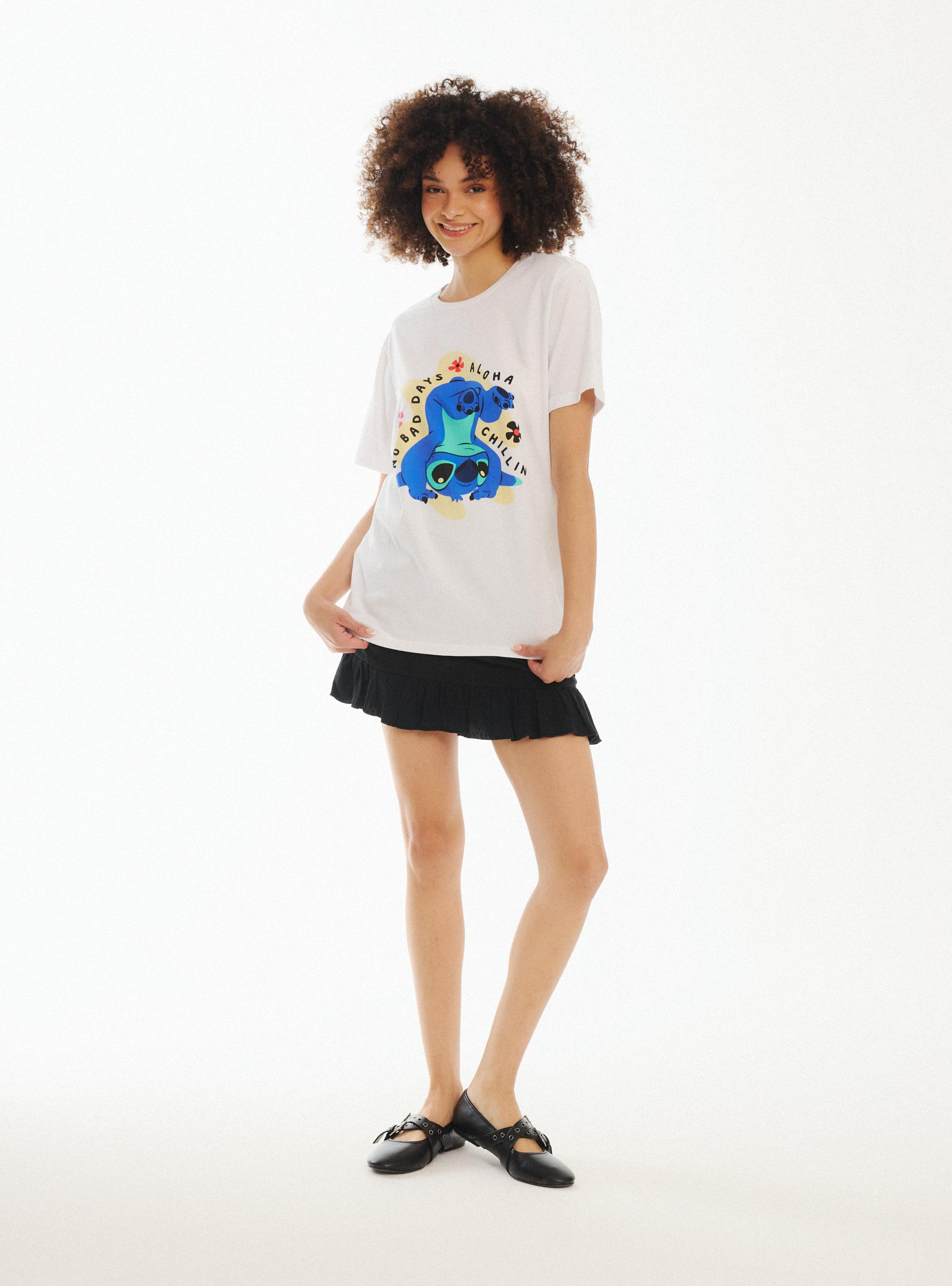 Polera Estampada Stitch Color-4