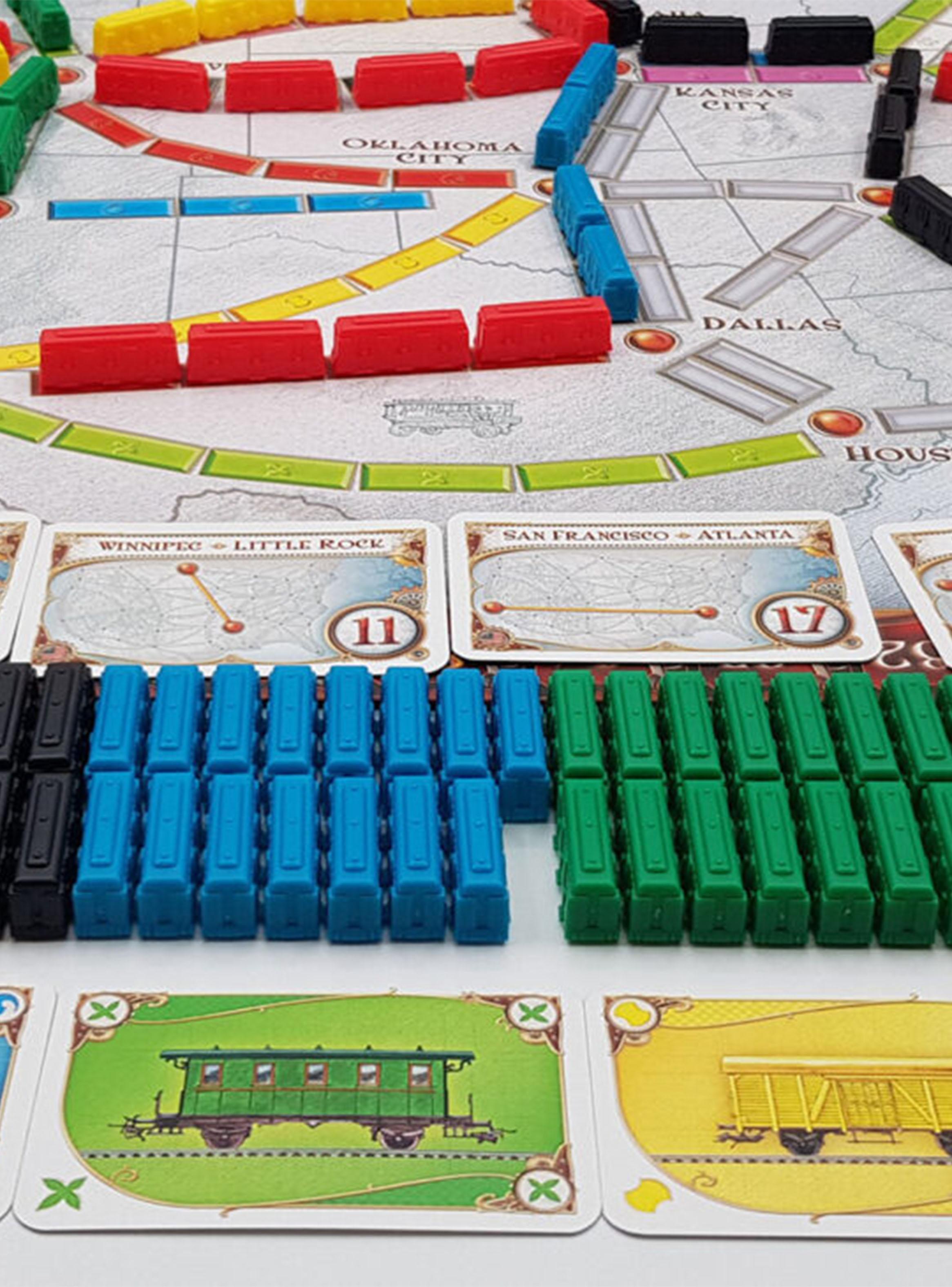 Juego de Mesa ¡Aventureros al Tren! América-1