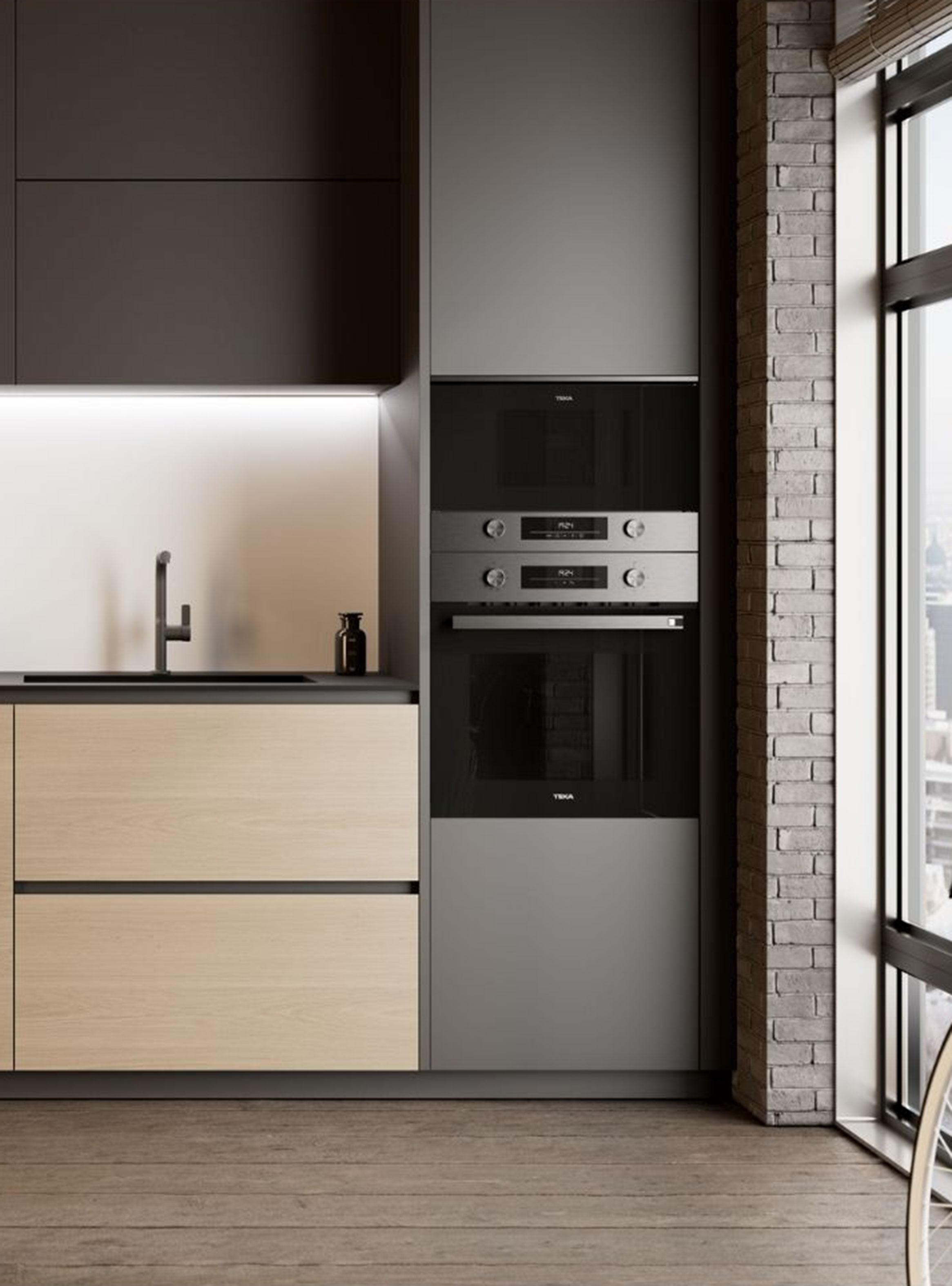 Horno Empotrable con Convector 64 Litros HSB 6350 SS-8