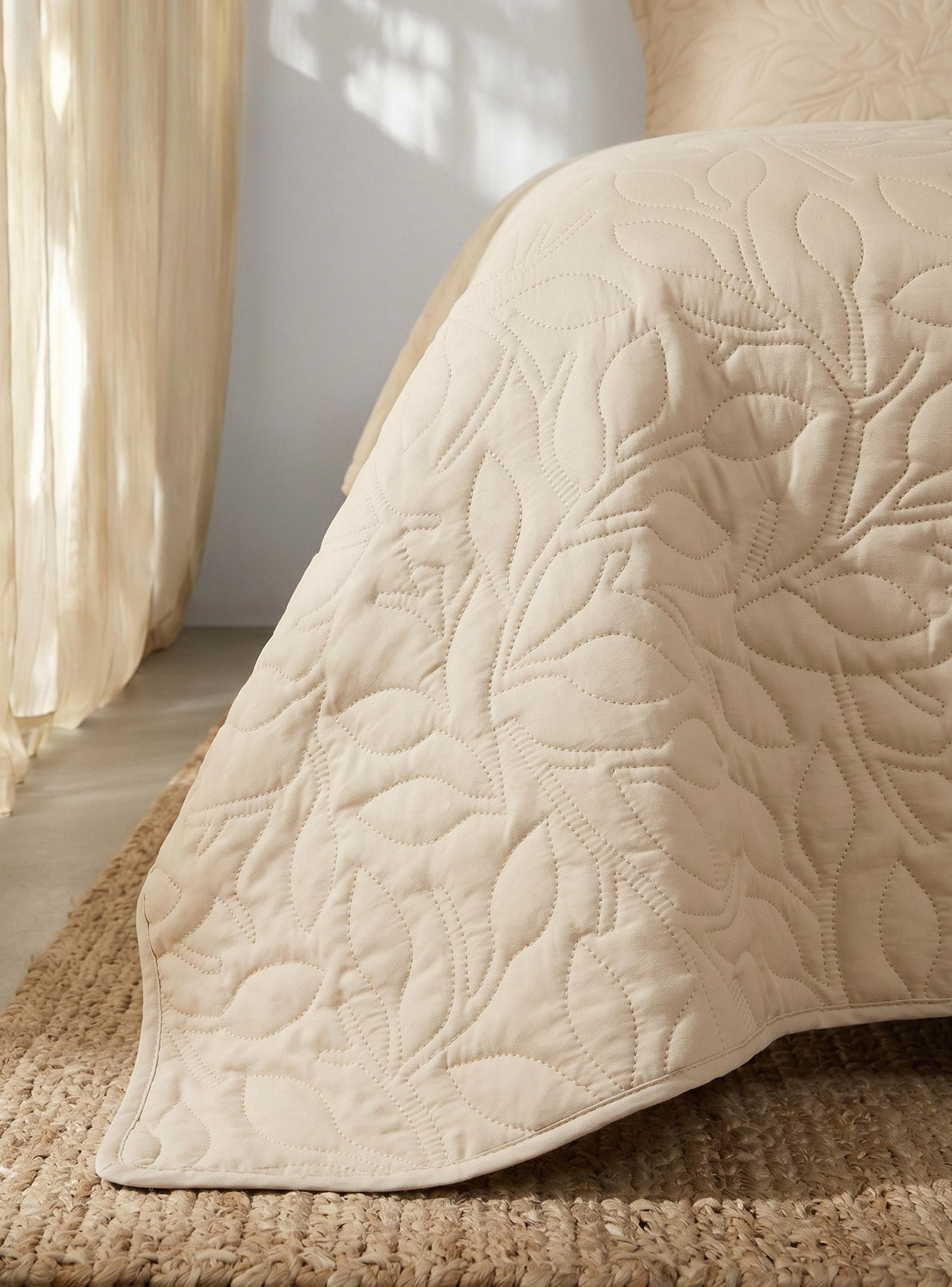 Quilt Hojas 2 Plazas-3