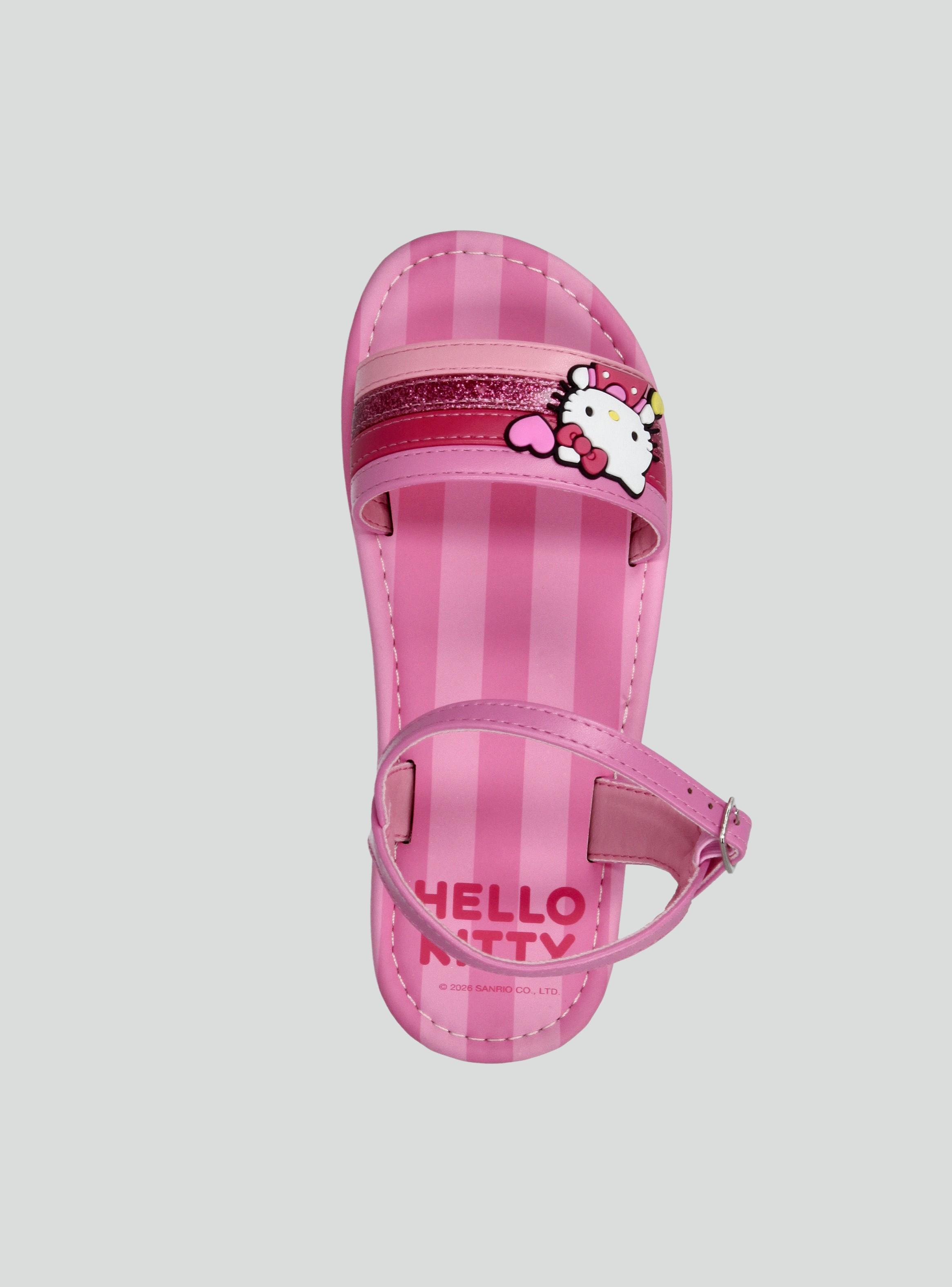 Sandalia Rayas y Accesorio Goma Hk Niña-3