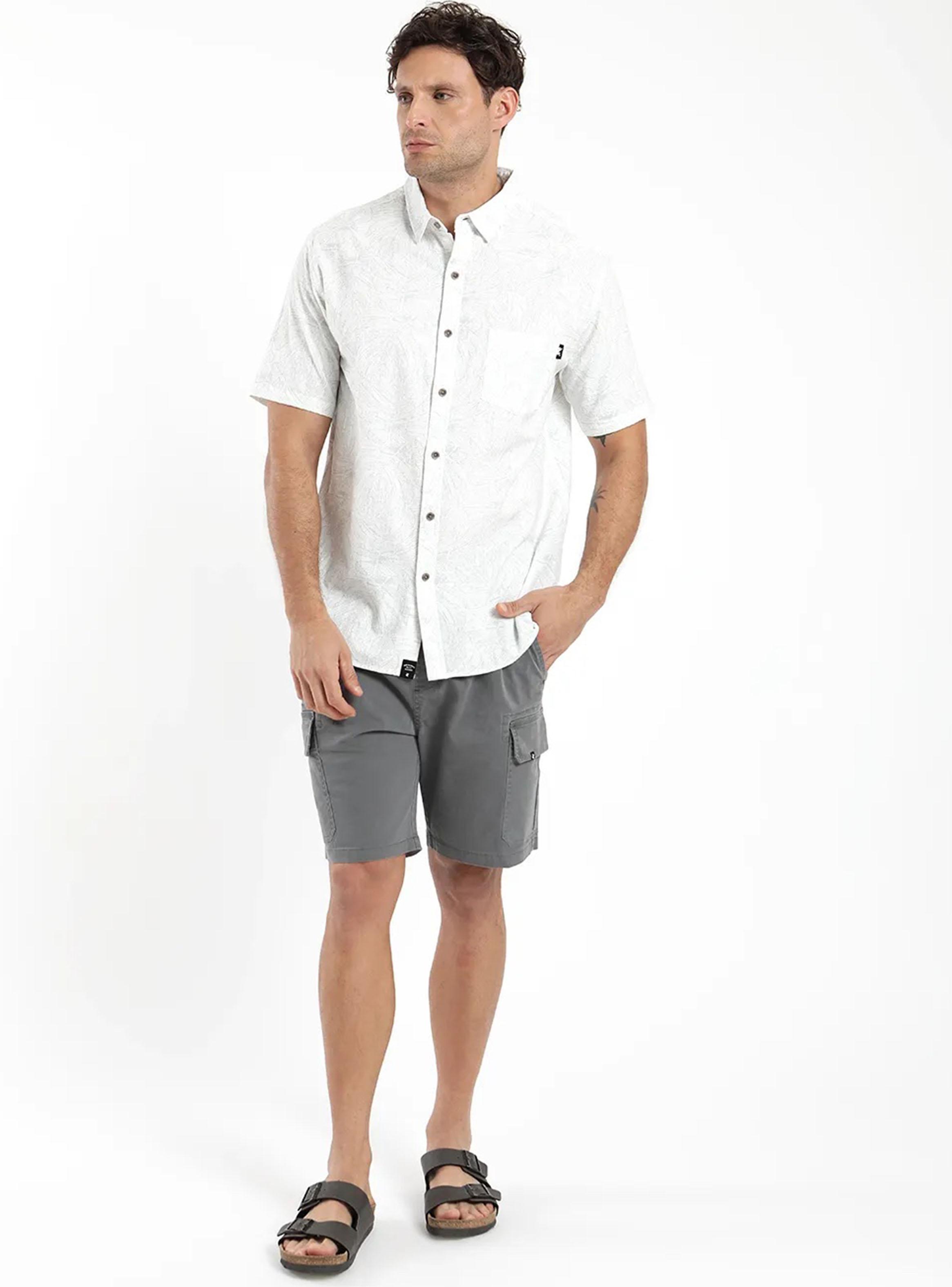 Camisa Textura Monstera Algodón Orgánica-3