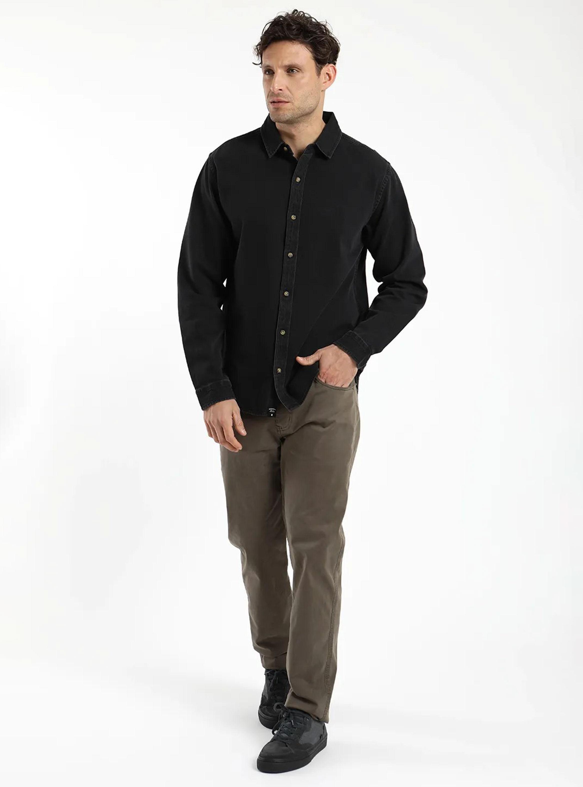 Camisa Denim Graf Manga Larga Algodón Orgánico-3