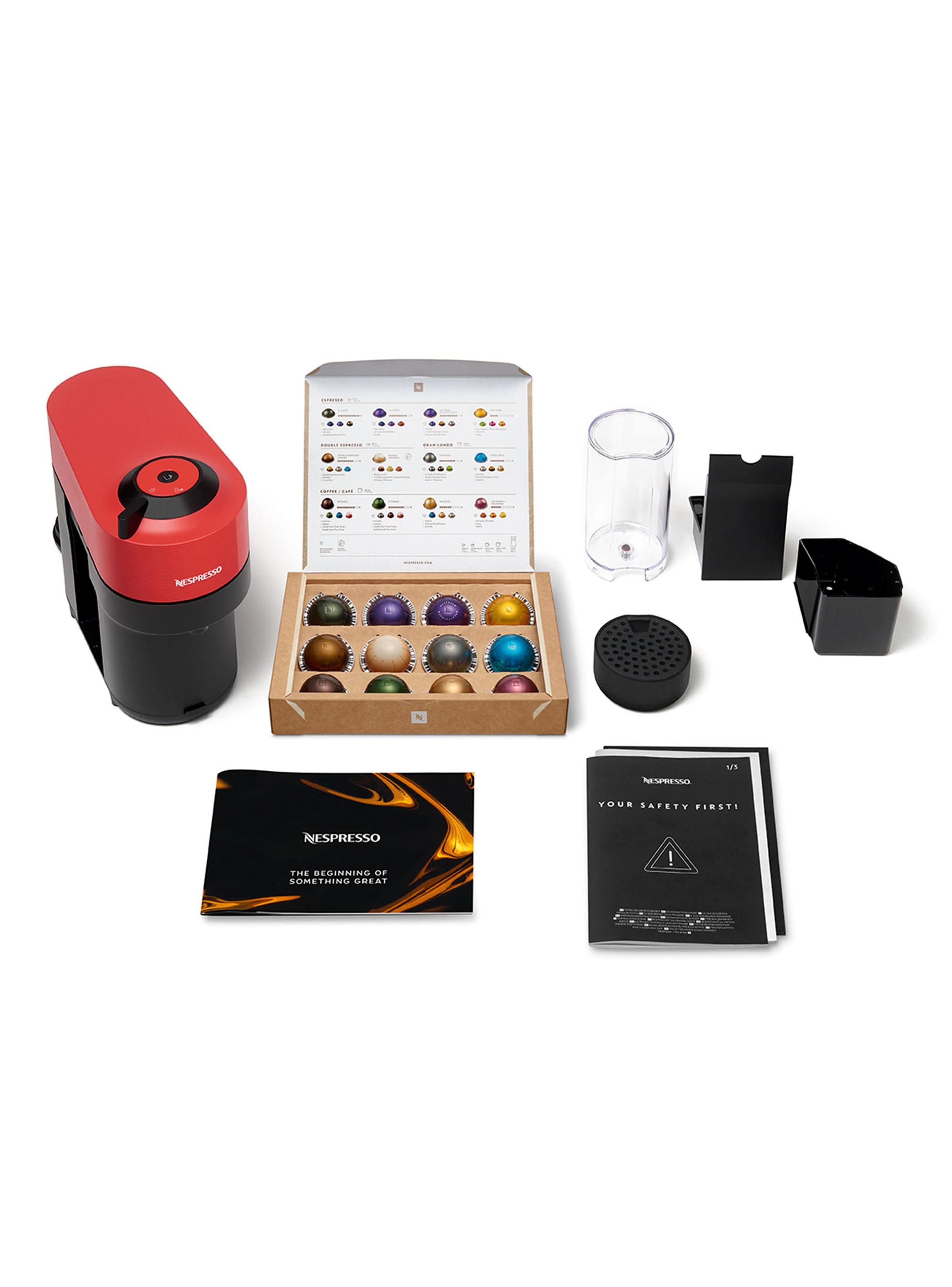 Cafetera de Cápsulas Vertuo Pop Roja-7