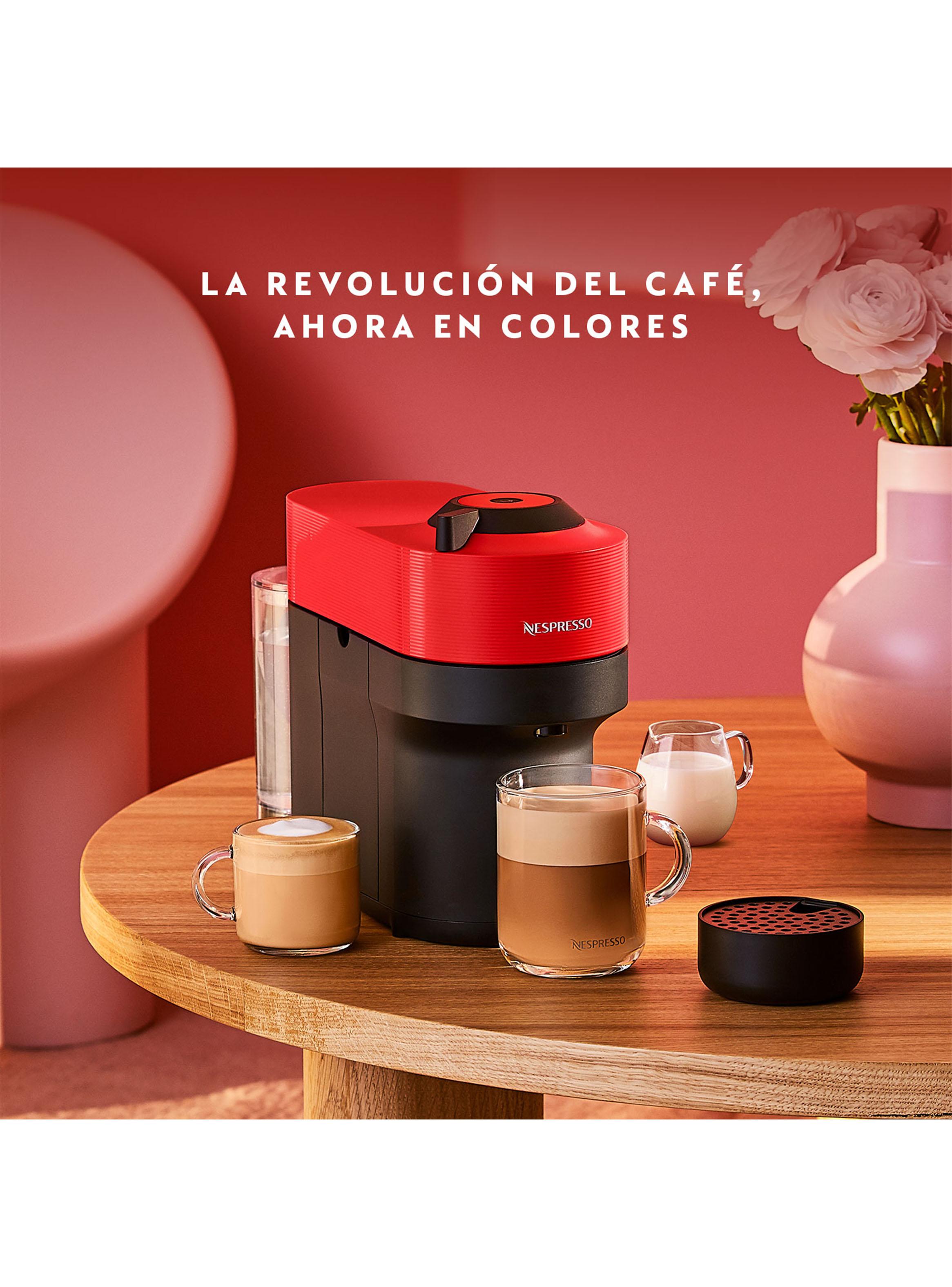 Cafetera de Cápsulas Vertuo Pop Roja-8
