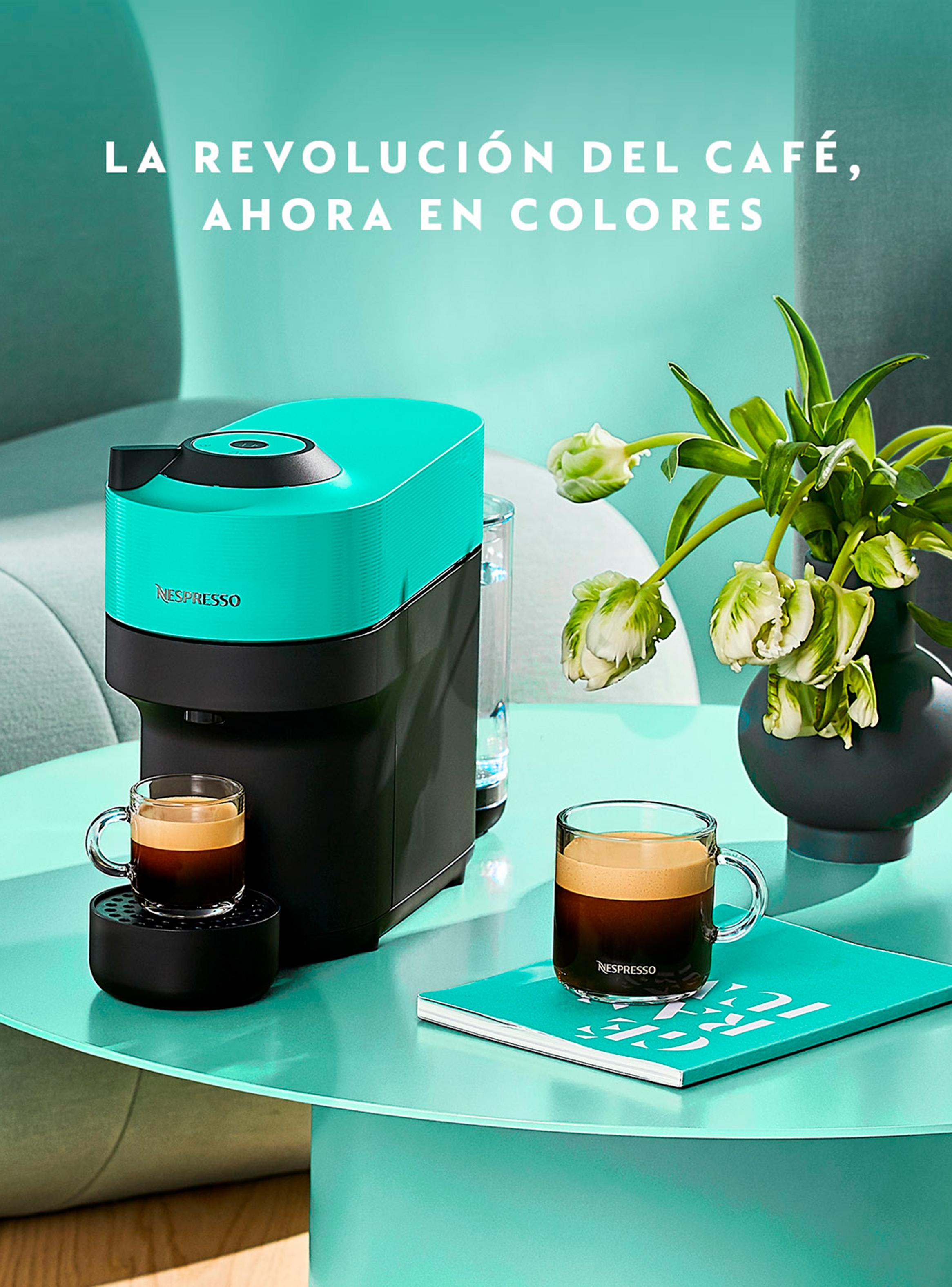 Cafetera Vertuo Pop Aqua + Espumador de Leche Aeroccino 3-4