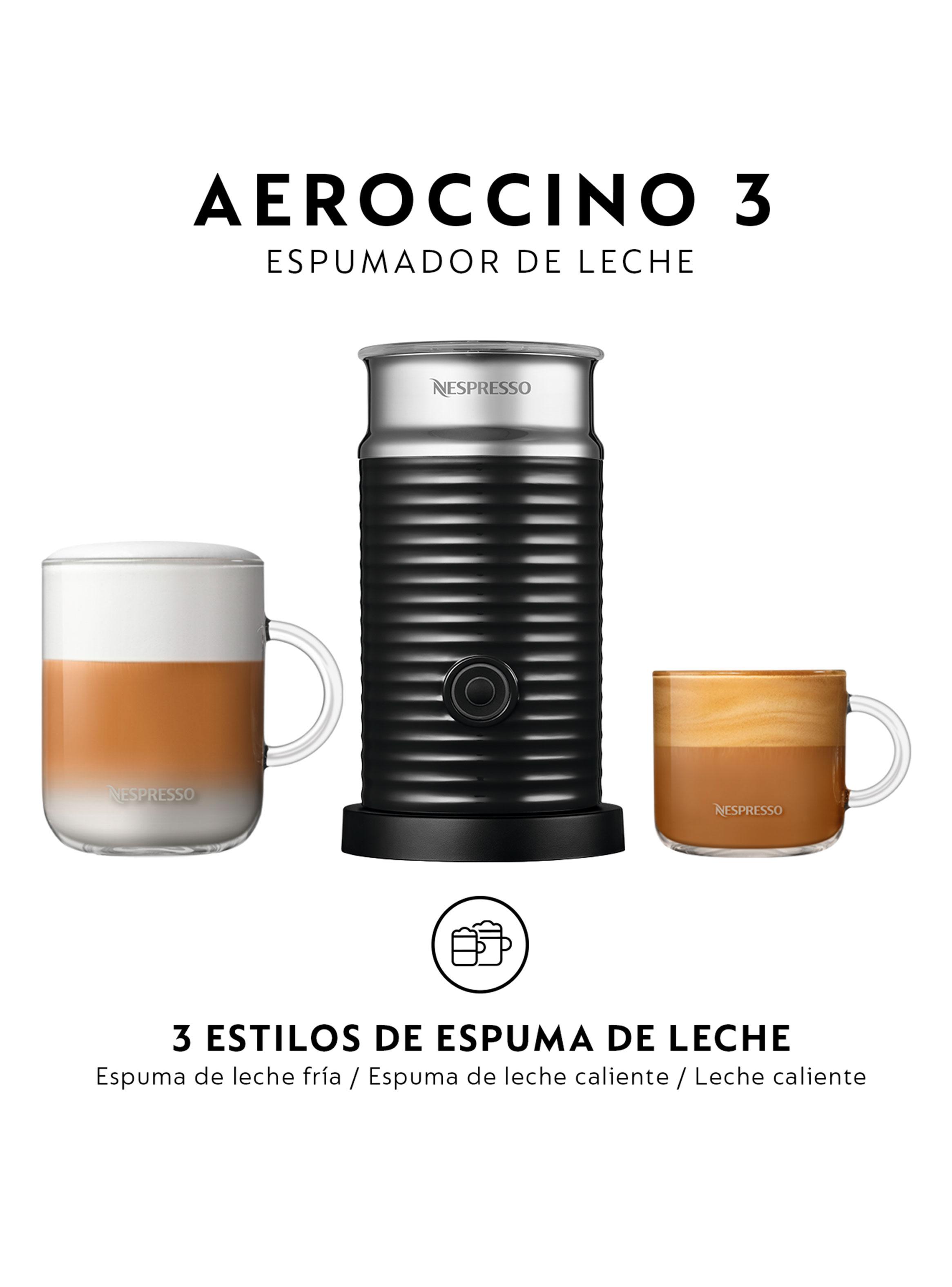 Cafetera Vertuo Pop Roja + Espumador de Leche Aeroccino 3-4