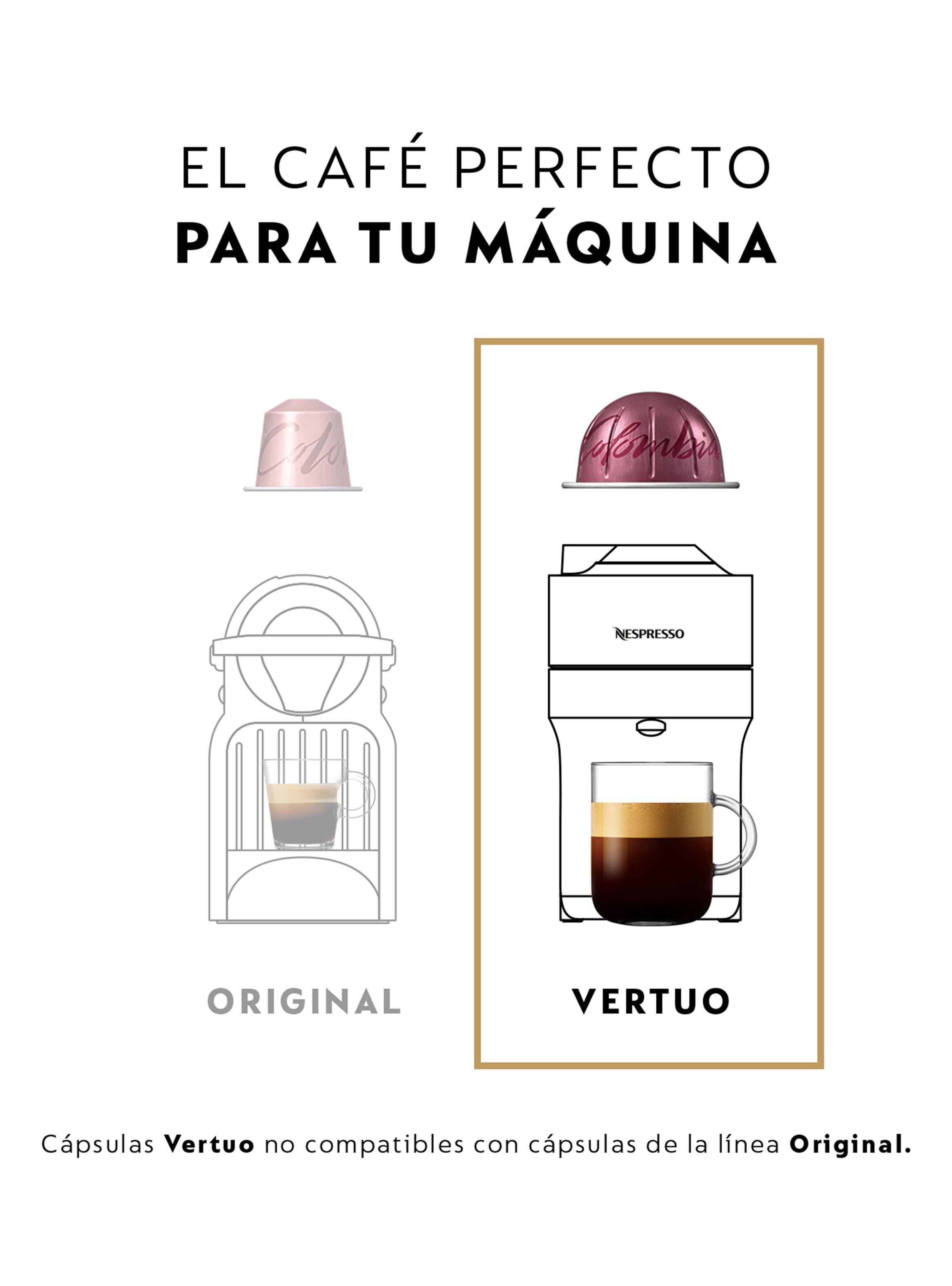Cafetera Vertuo Pop Negra + Espumador de Leche Aeroccino 3-8