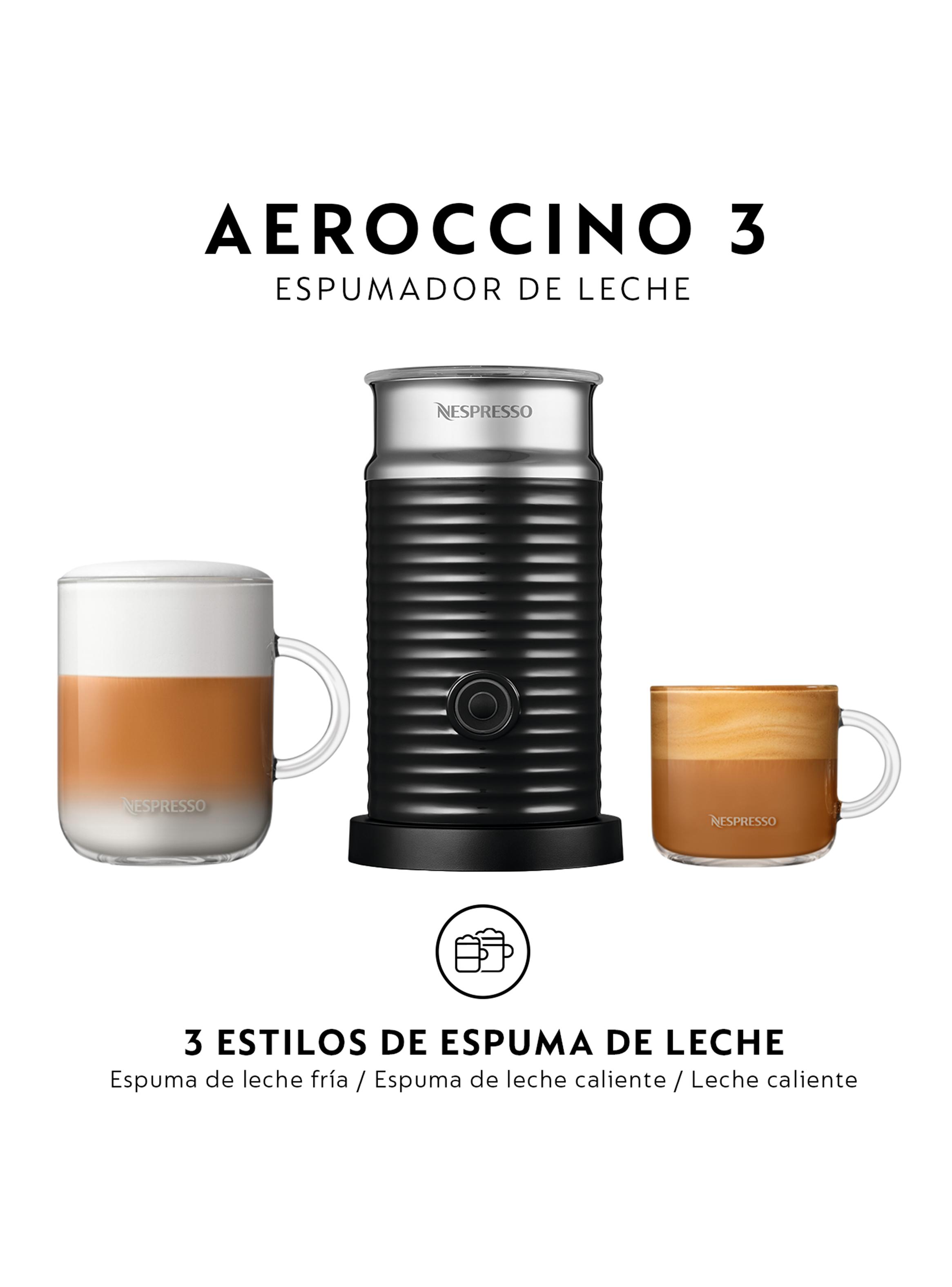 Cafetera Vertuo Pop Azul + Espumador de Leche Aeroccino 3-6