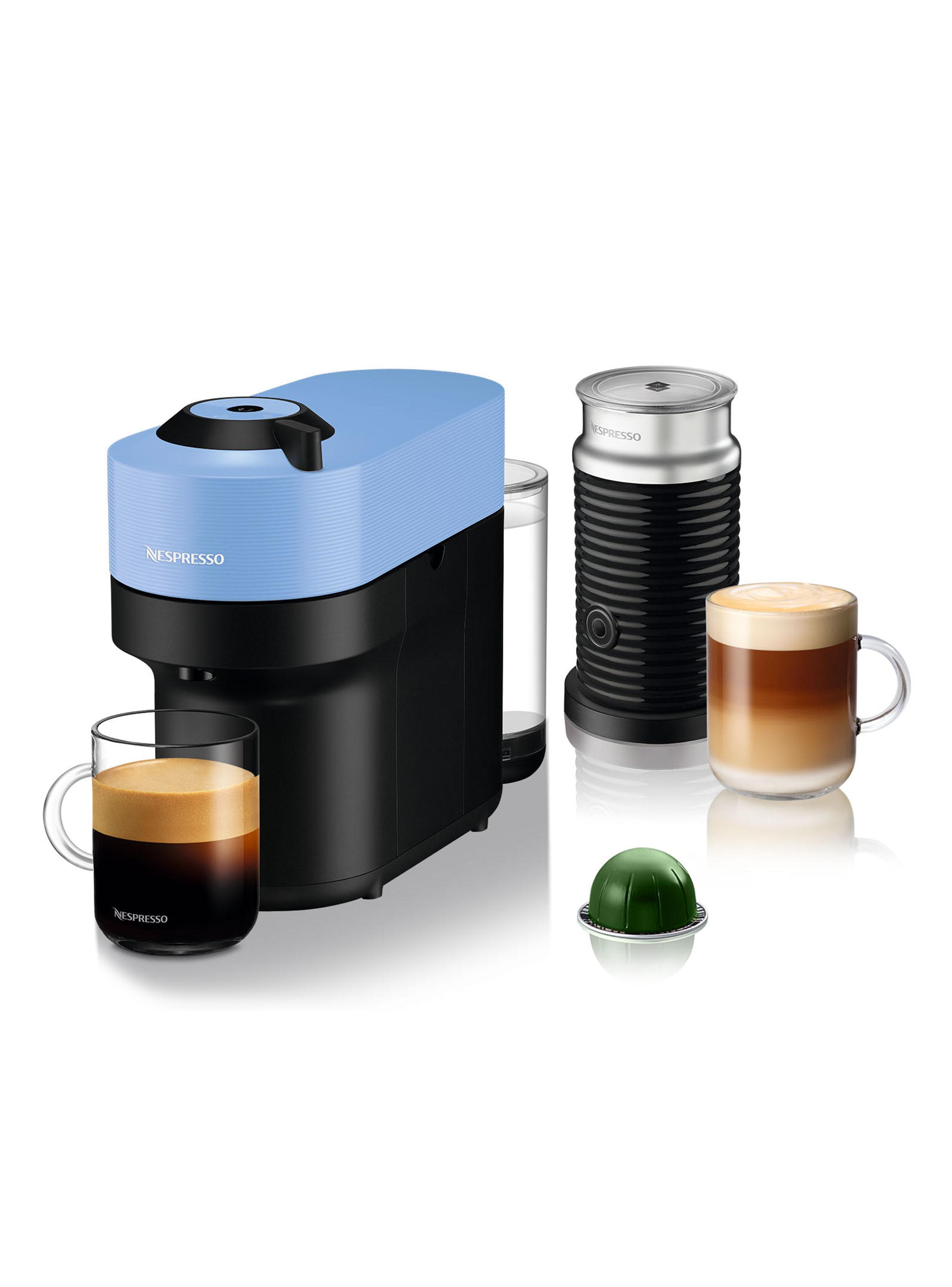 Cafetera Vertuo Pop Azul + Espumador de Leche Aeroccino 3-0