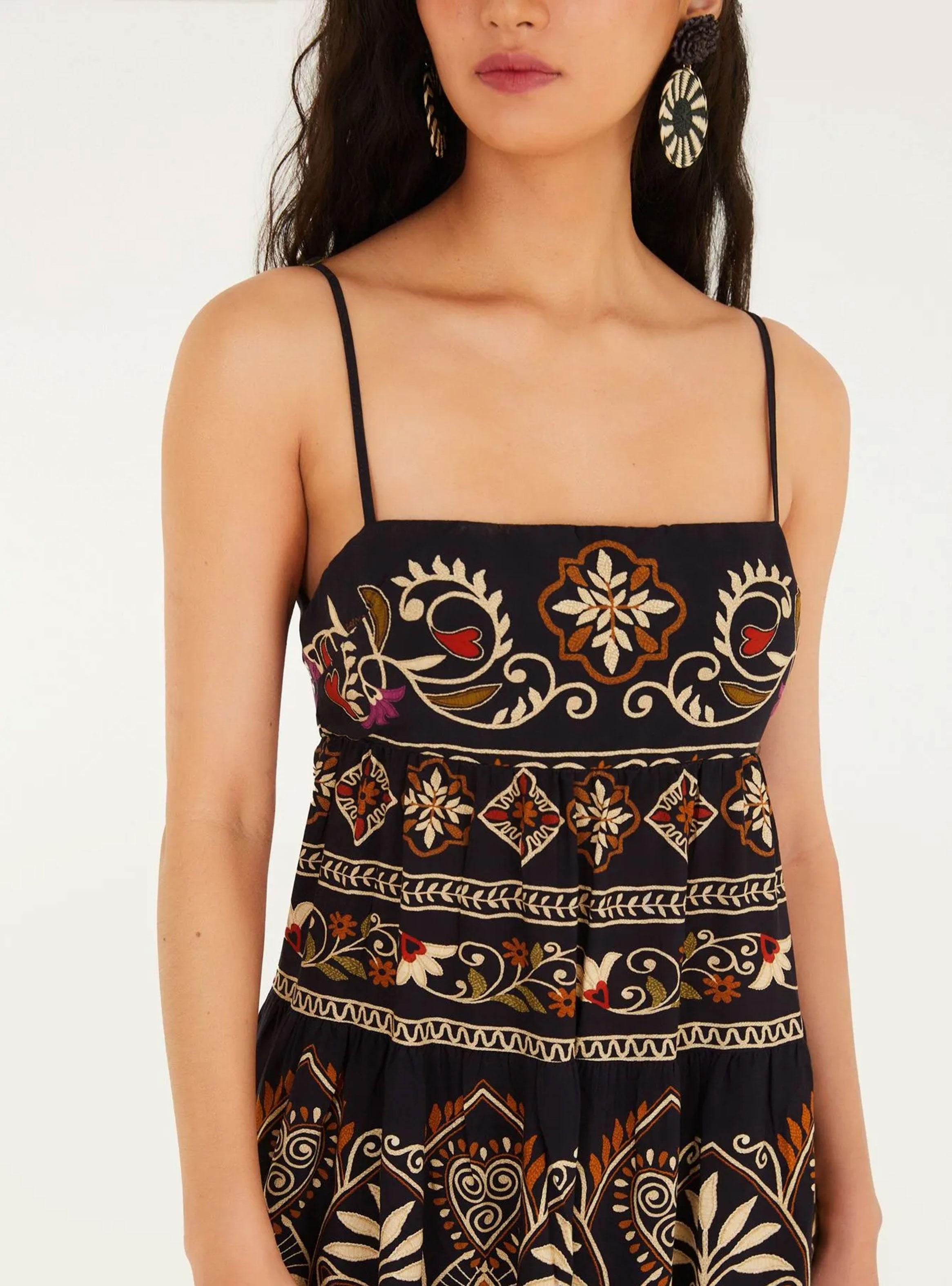 Vestido Corto Diseño Bohemio-2
