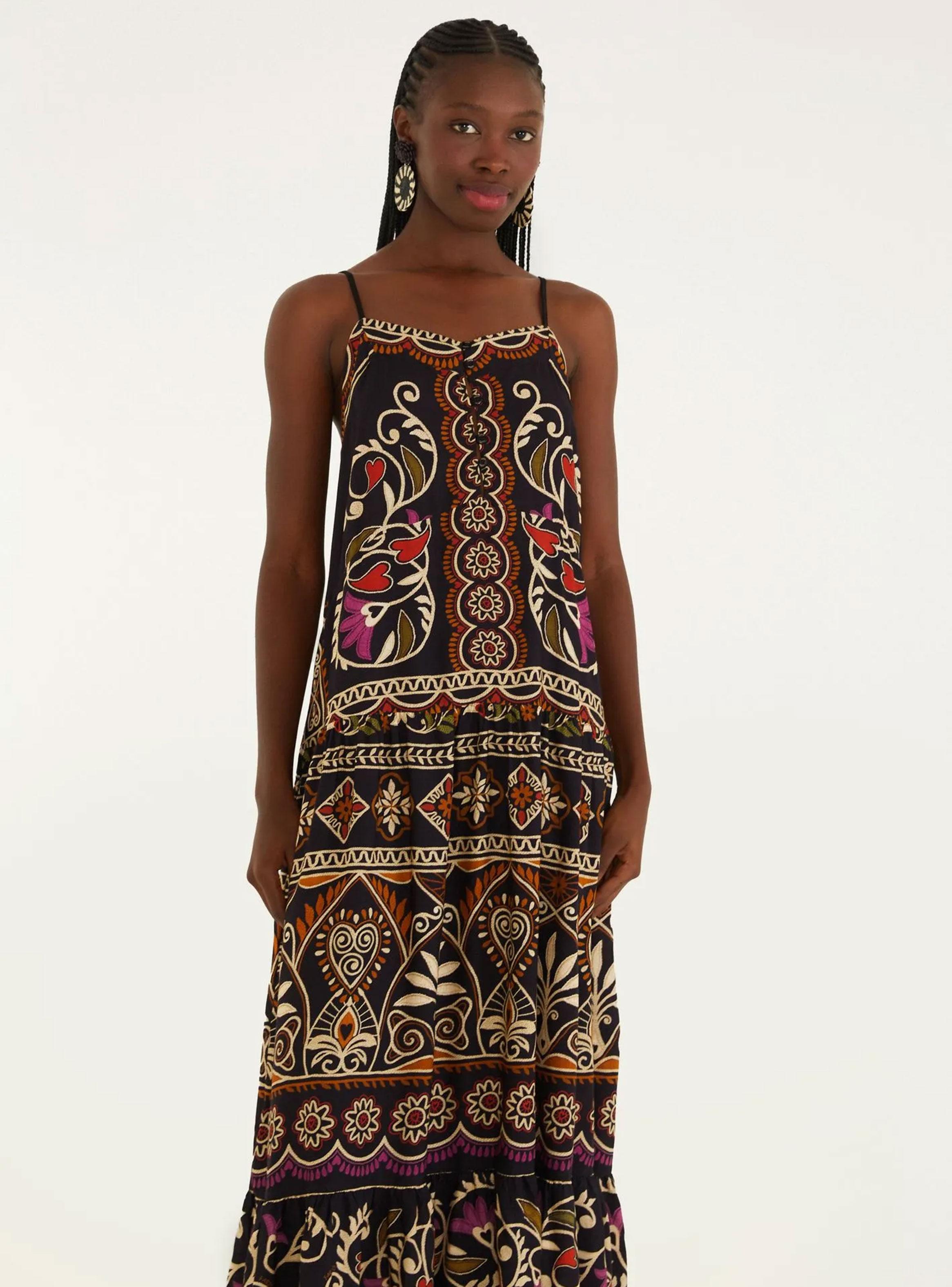 Vestido Midi Diseño Bohemio-2