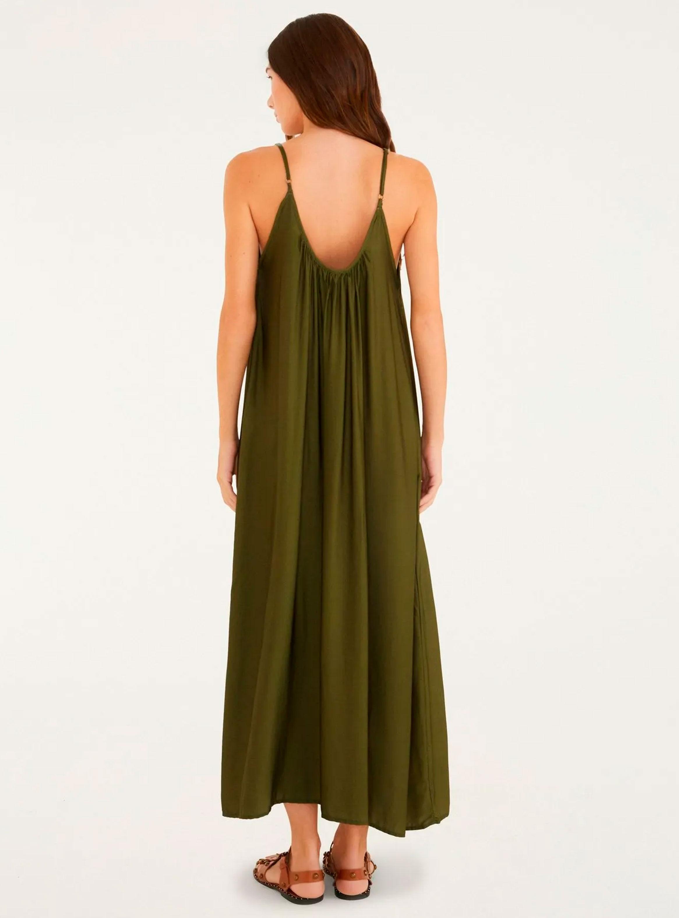 Vestido Midi con Estampado Floral-1