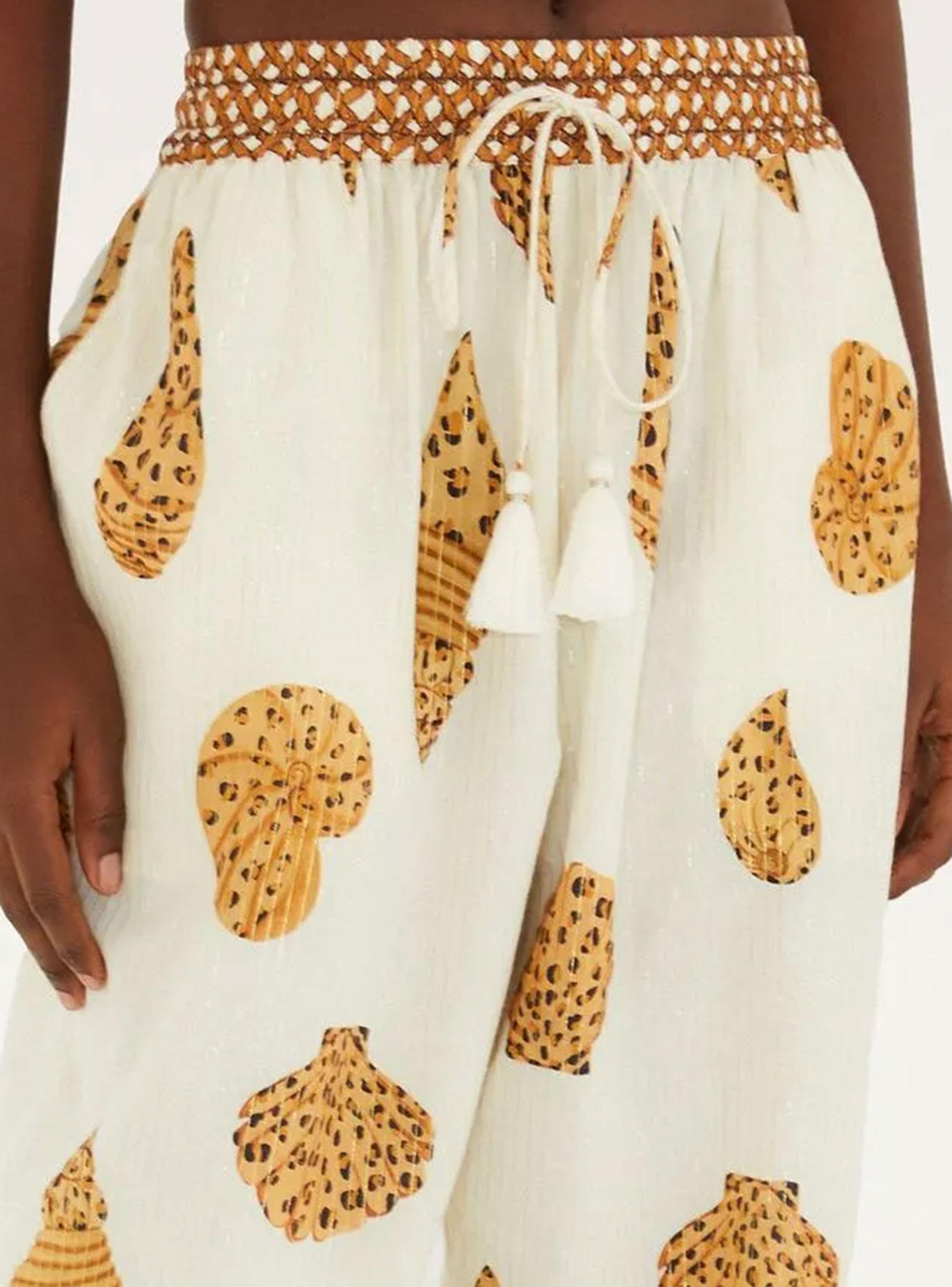 Pantalón Fluido Diseño Caracoles de Mar-2