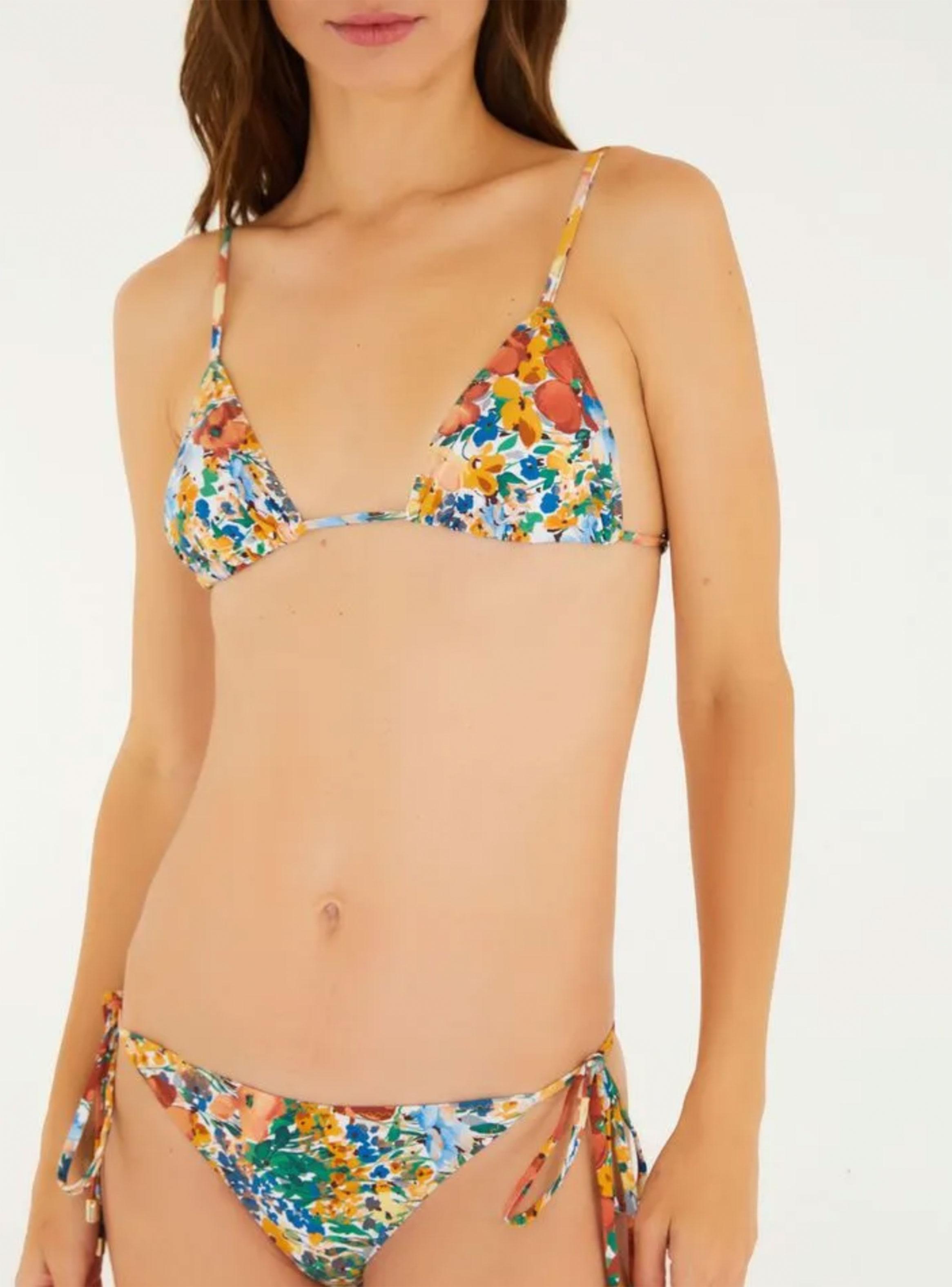 Bikini Triángulo Diseño Floral-2