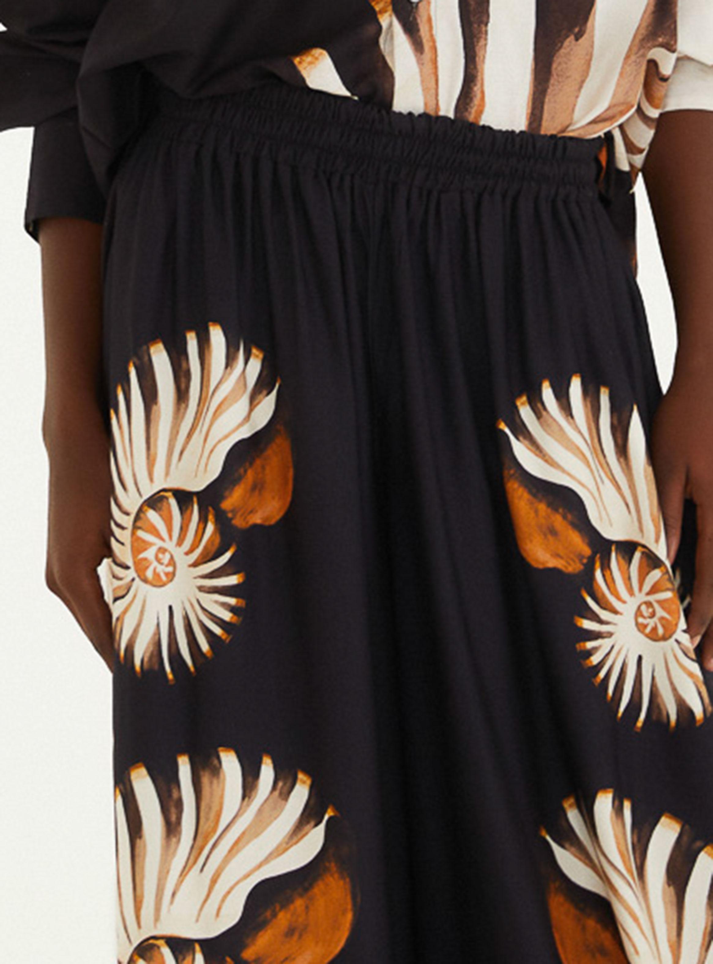 Pantalón Palazzo Diseño Caracoles de Mar-2