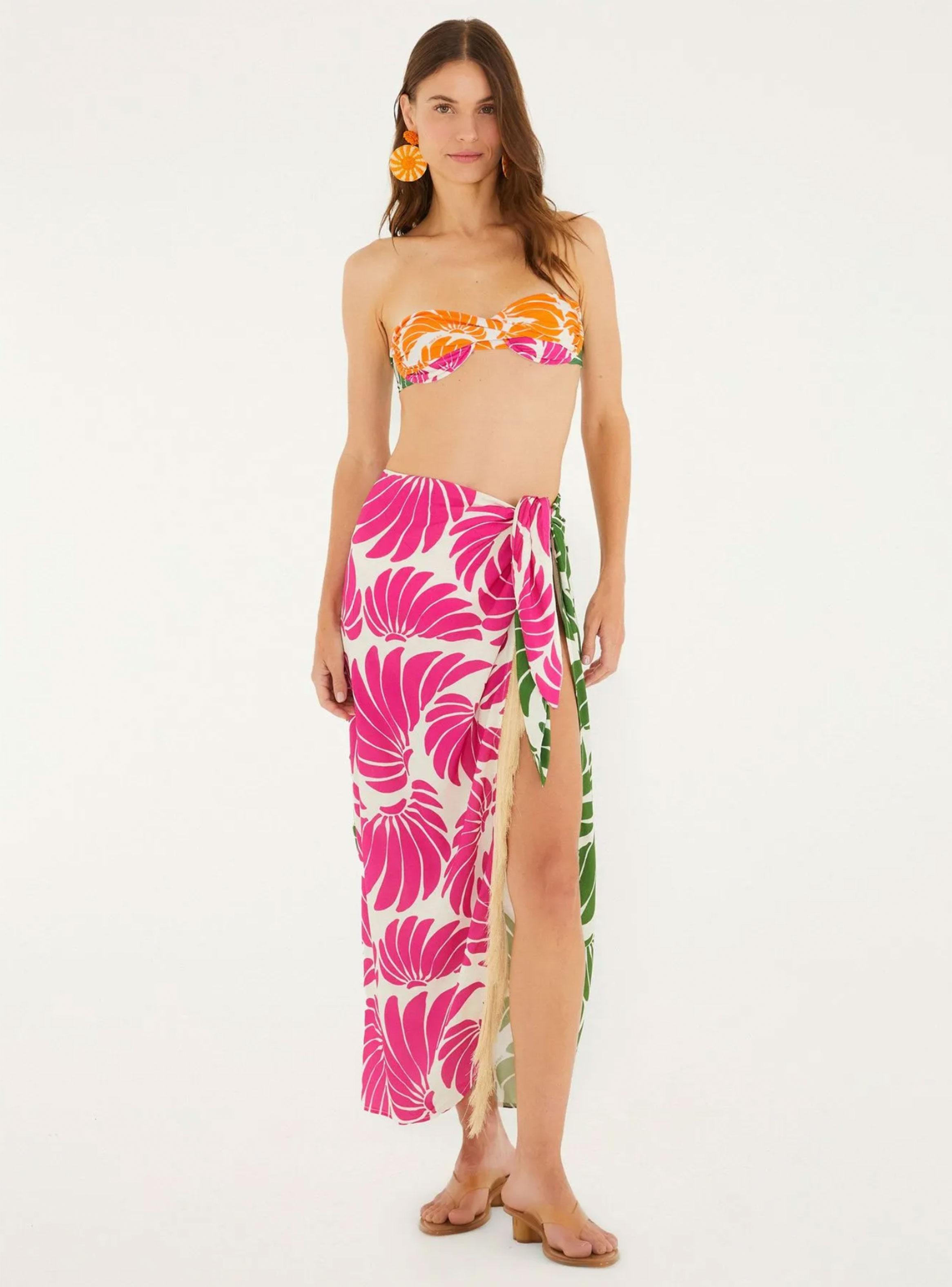 Bikini Cruzado Diseño Multicolor-3