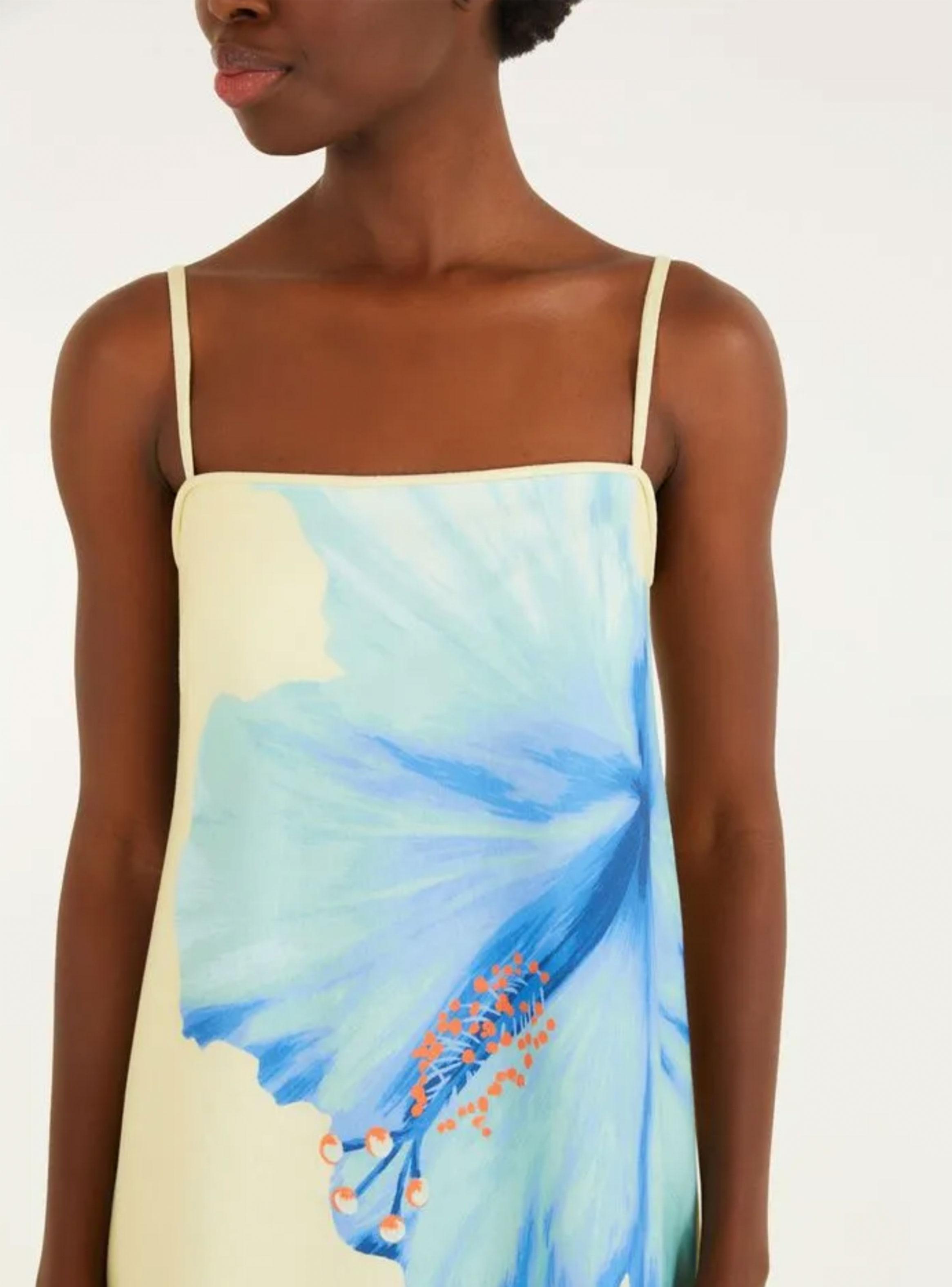 Vestido Midi Diseño Maxi Flores-4