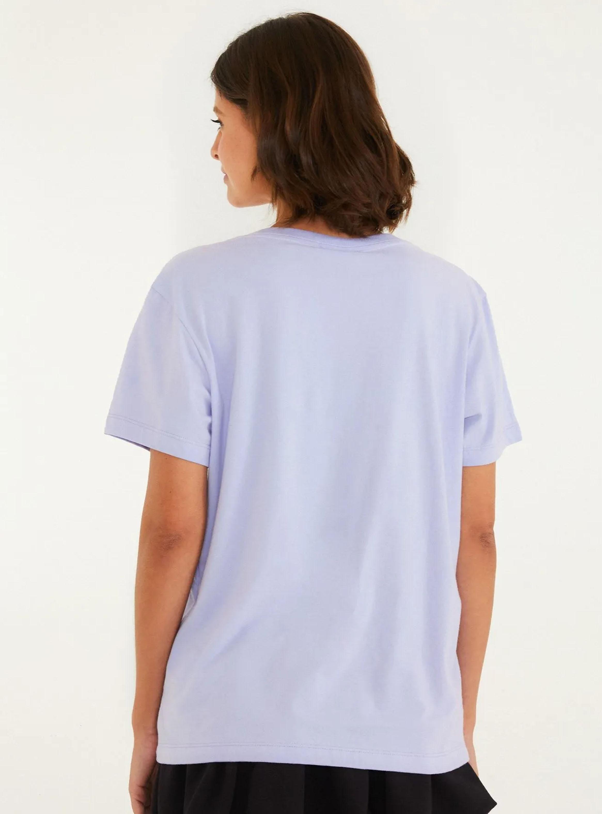 Polera Manga Corta Diseño Ramo Tropical-1