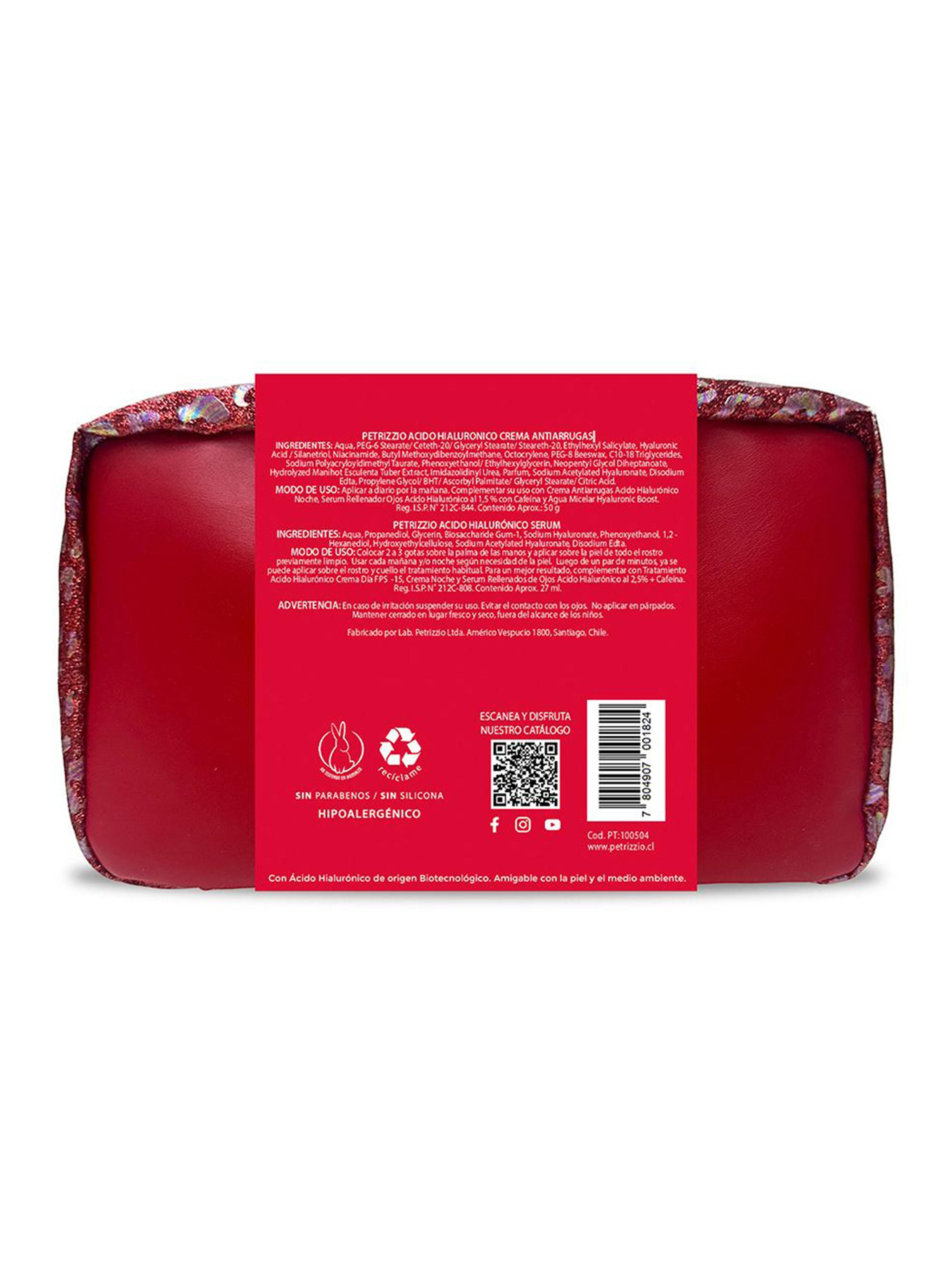 Set Skin Routine Ácido Hialurónico Crema 50 g + Sérum 28 ml + Necessaire-2