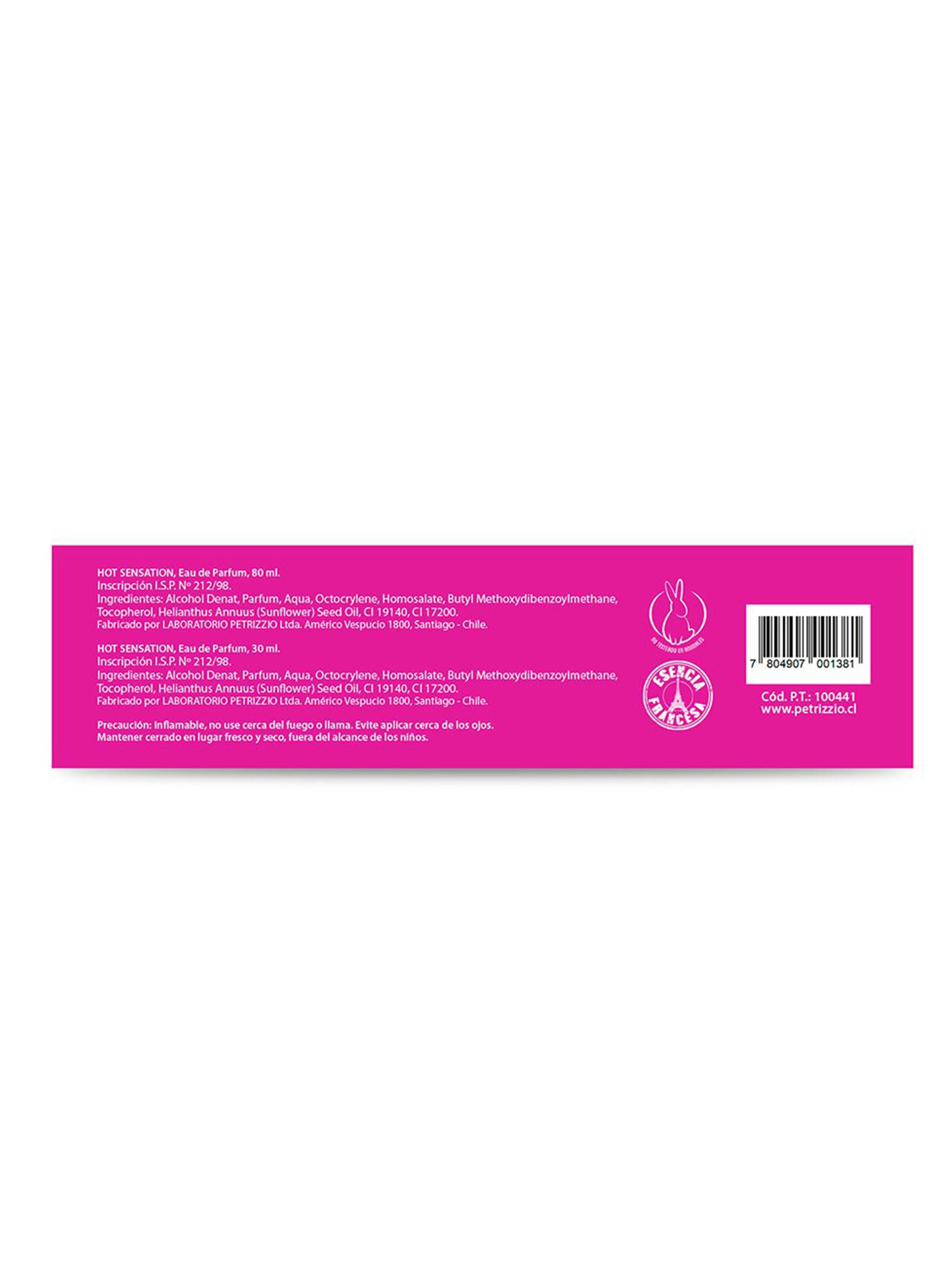 Set Perfume Hot Sensation EDP Mujer 80 ml + miniatura 30 ml-2