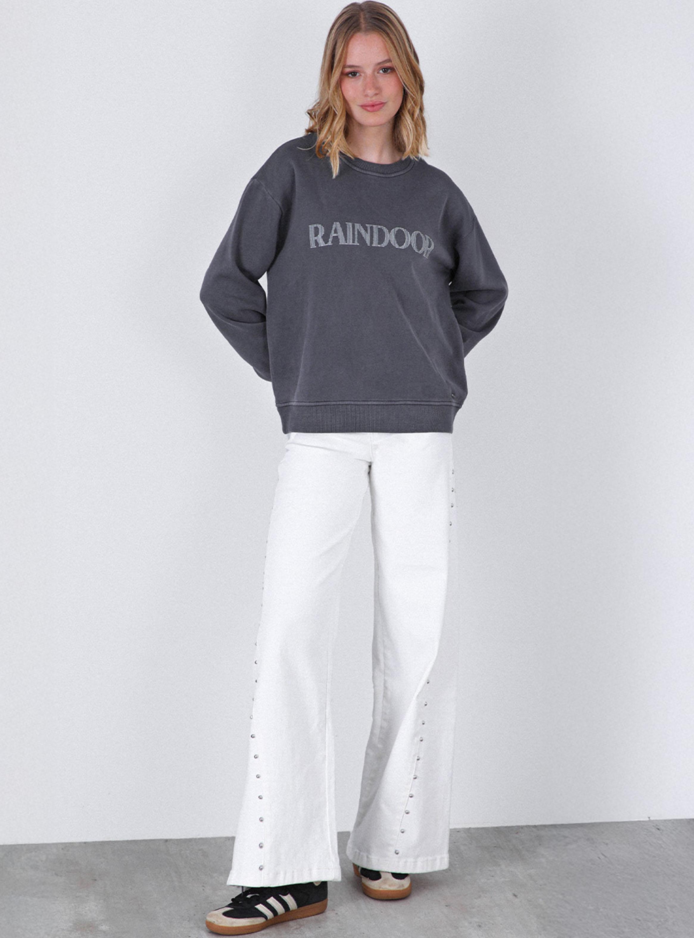 Polerón Crew Neck Parche Logo Bone-4